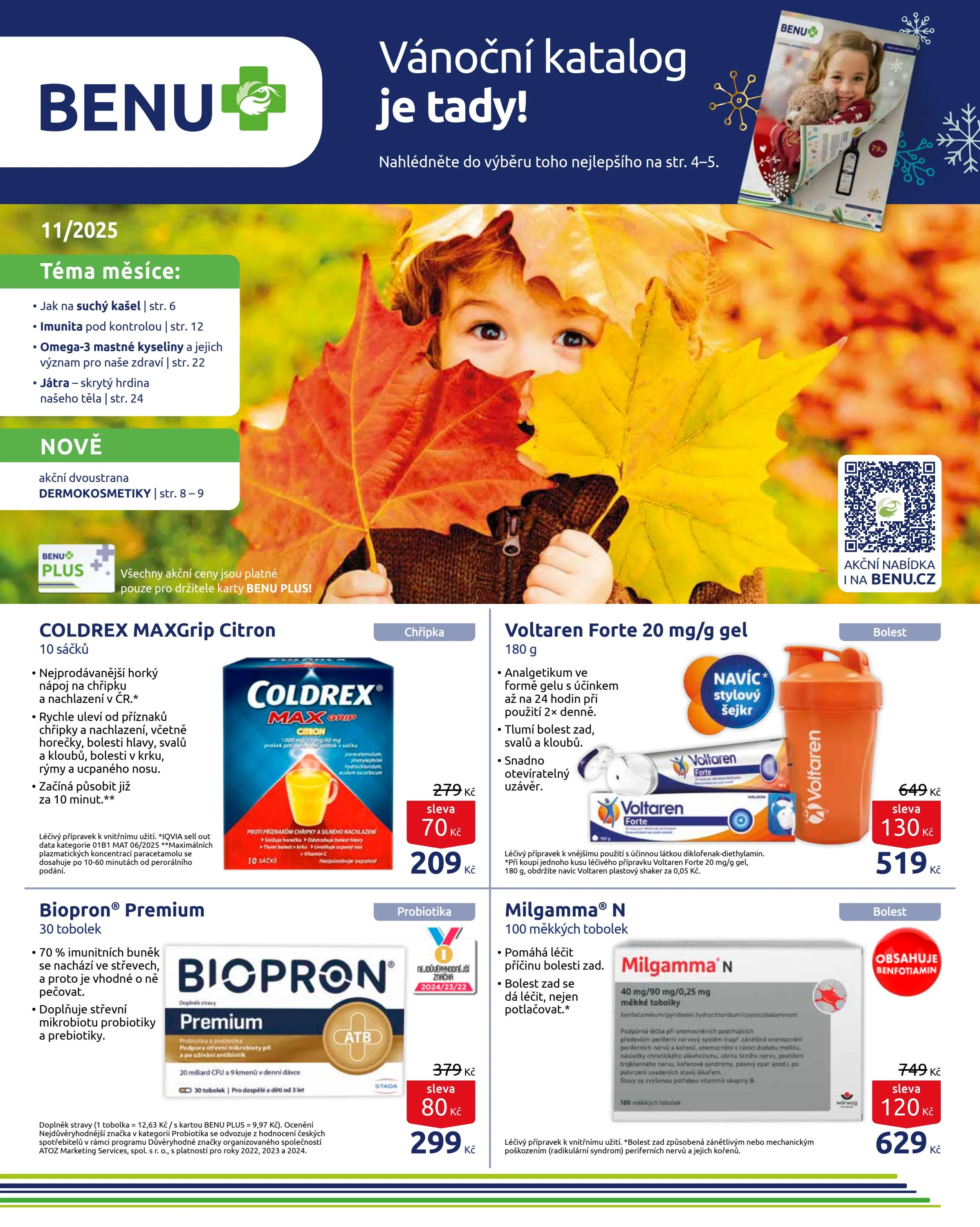 benu - Aktuální leták BENU Lékárna od 01.11. do 30.11. - page: 1