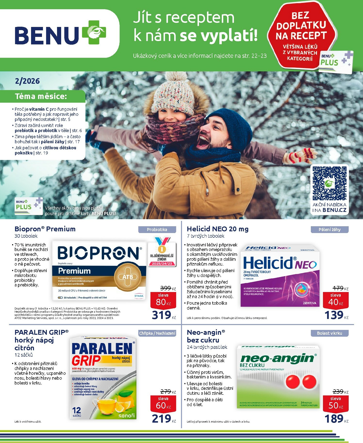 benu - BENU Lékárna leták platný od neděle 01.02.2026 do soboty 28.02.2026 - page: 1