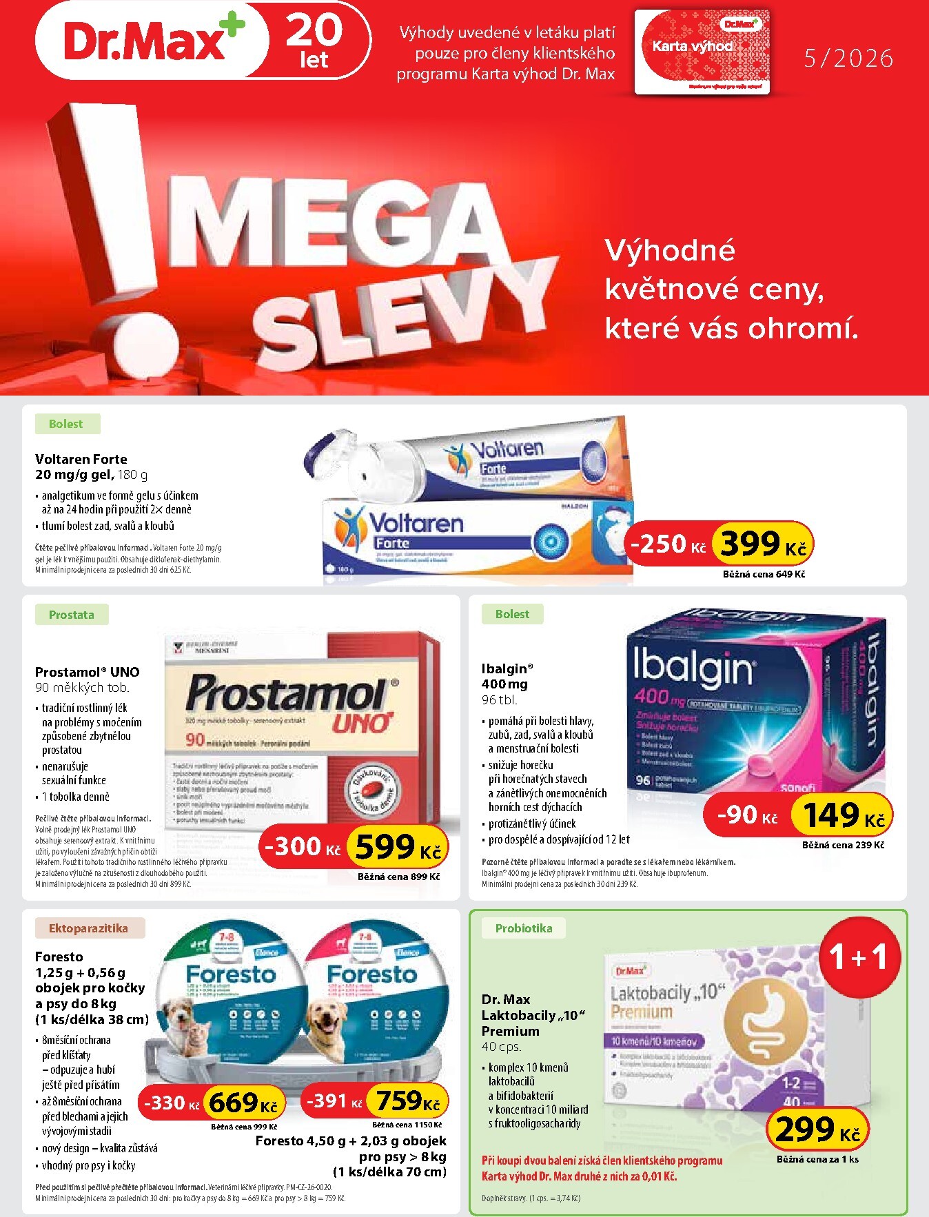 dr-max - Aktuální Dr. Max leták platný od středy 20.05.2026 do neděle 31.05.2026 - page: 1