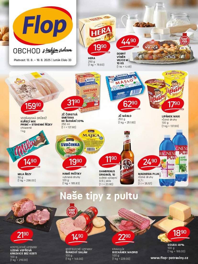 flop - Leták Flop od 13.08. do 19.08.