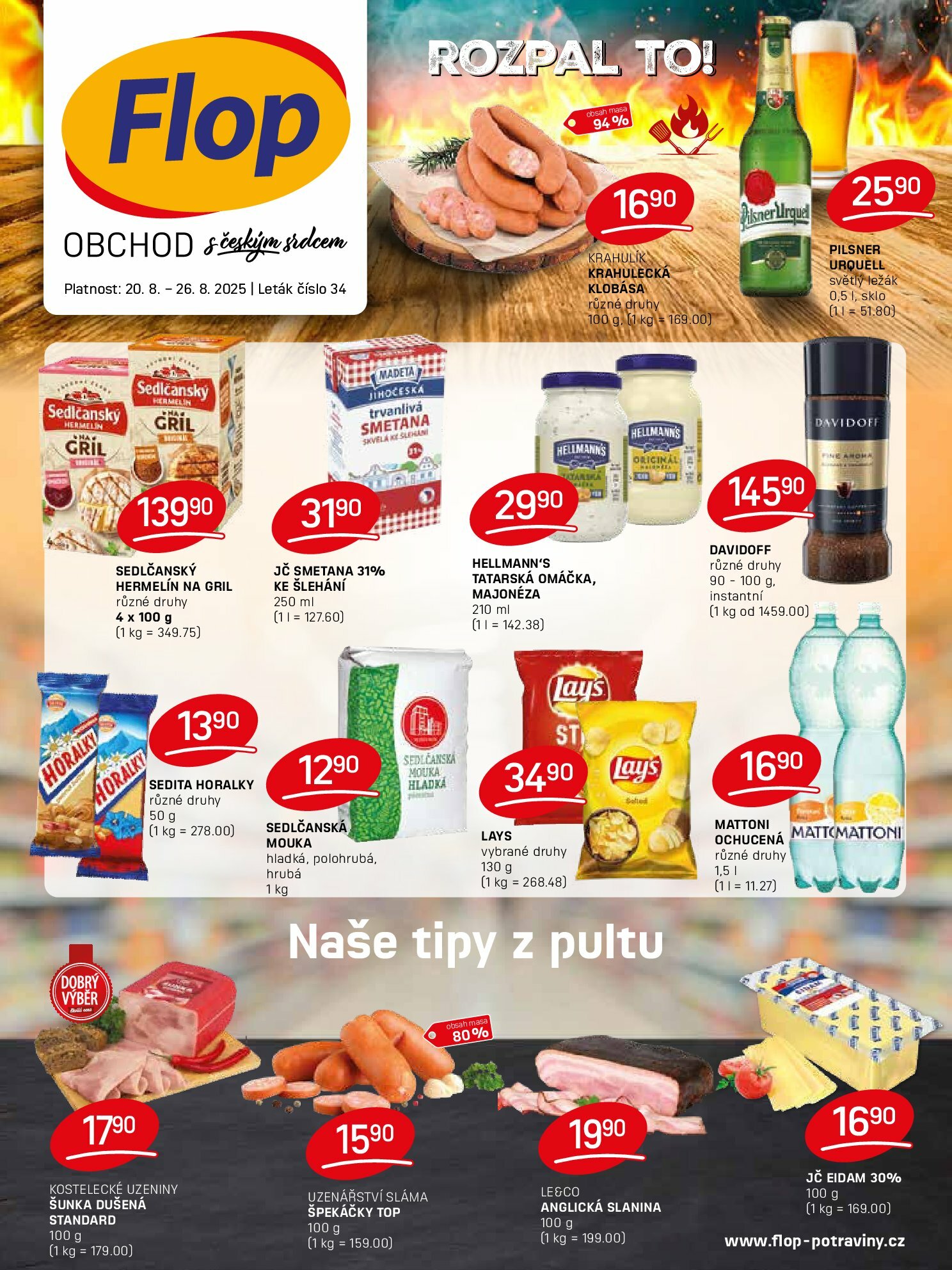 flop - Leták Flop od 20.08. do 26.08.