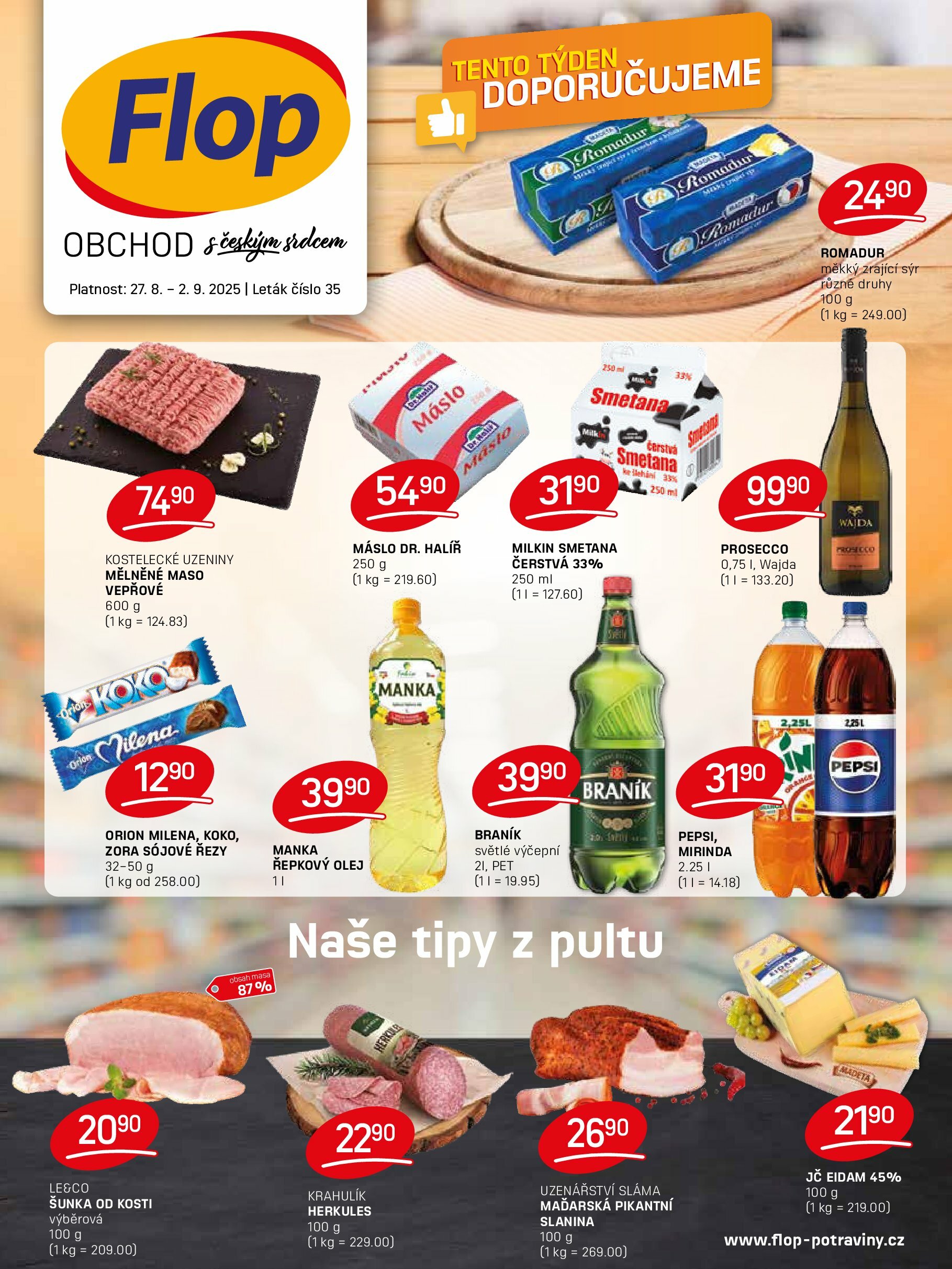 flop - Leták Flop od 27.08. do 02.09.