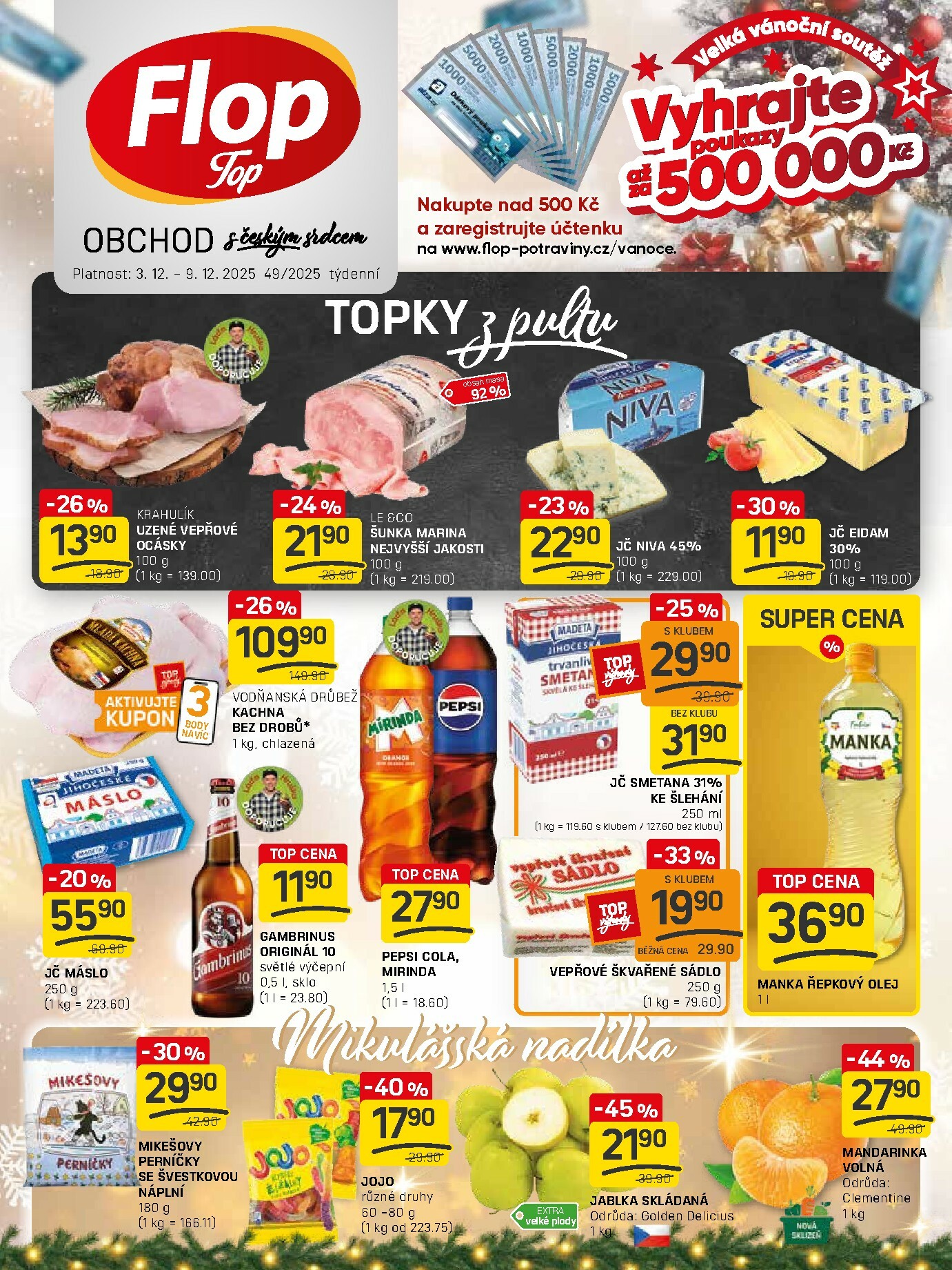 flop - Aktuální leták Flop Top od 03.12. do 09.12.