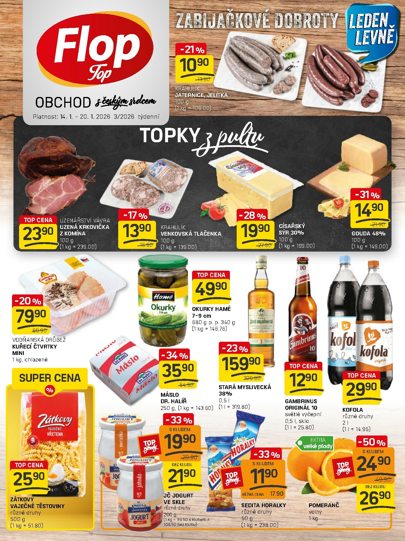 flop - Aktuální leták Flop Top od 14.01. do 20.01.