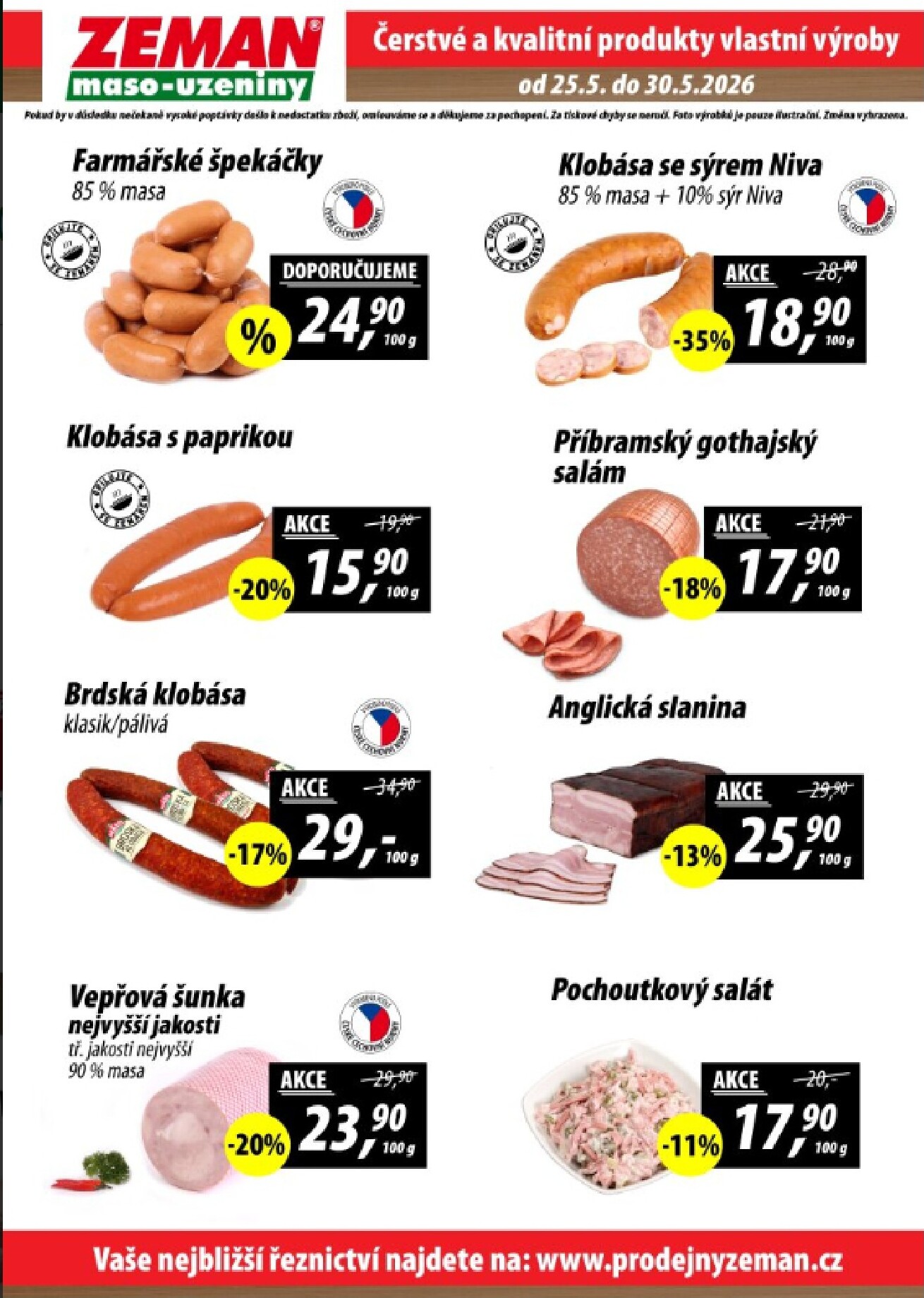 prodejny-zeman - Aktuální Prodejny Zeman leták platný od pondělí 25.05.2026 do soboty 30.05.2026 - page: 2