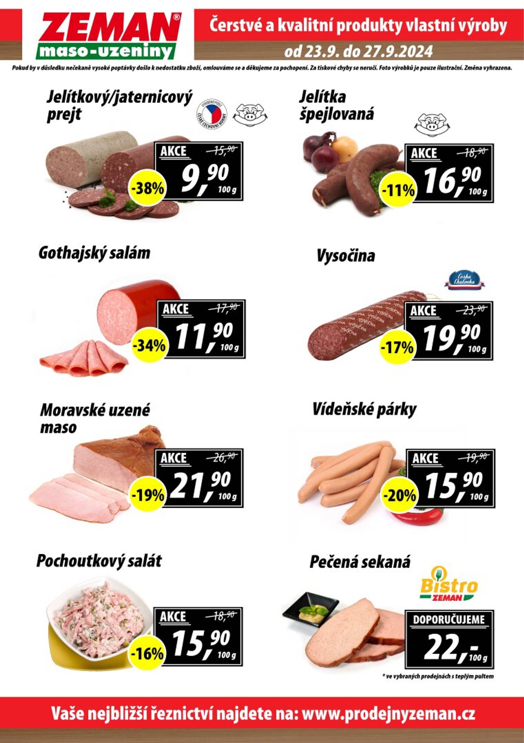 prodejny-zeman - Leták Prodejny Zeman od 23.09. do 27.09. - page: 2