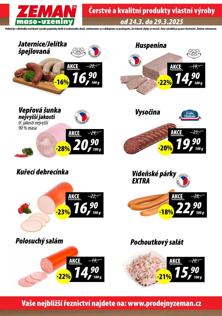 prodejny-zeman - Leták Prodejny Zeman od 24.03. do 29.03. - page: 2