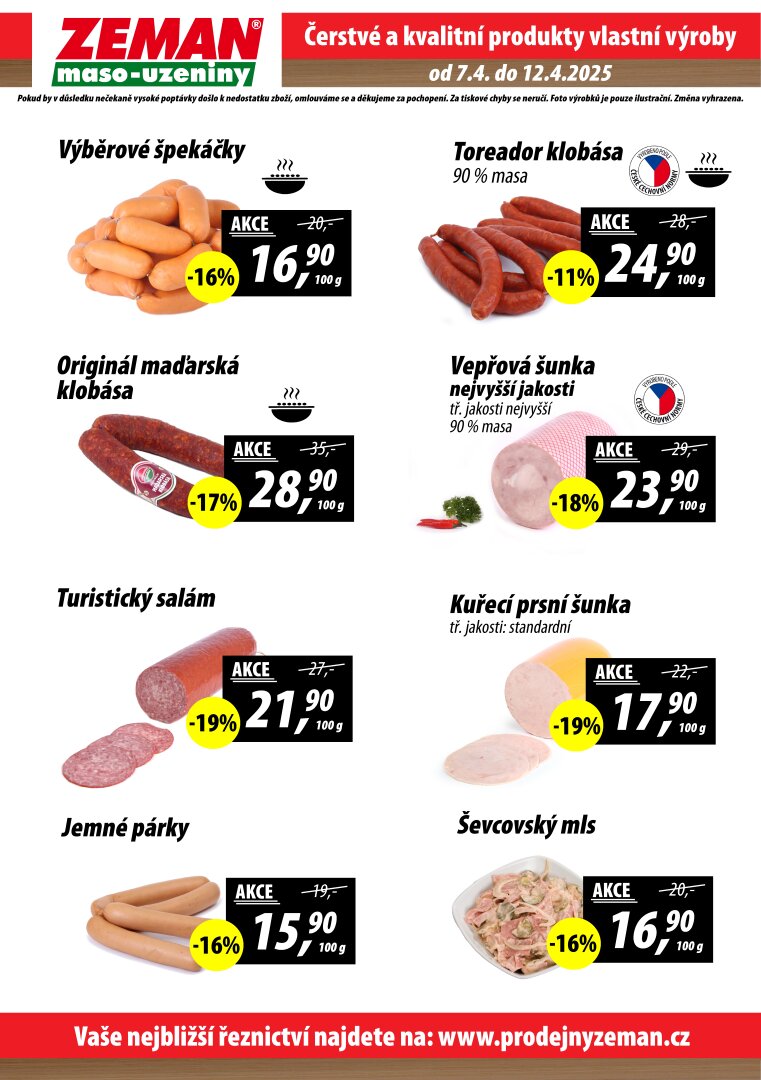 prodejny-zeman - Leták Prodejny Zeman od 07.04. do 12.04. - page: 2