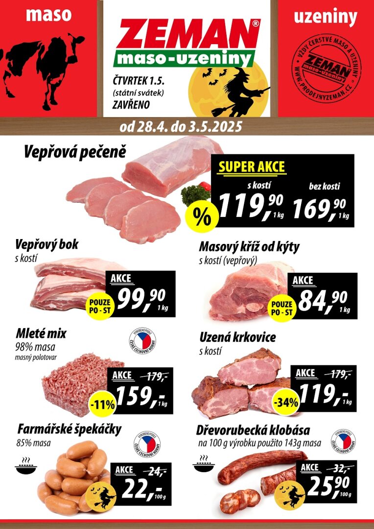 prodejny-zeman - Leták Prodejny Zeman od 28.04. do 03.05.