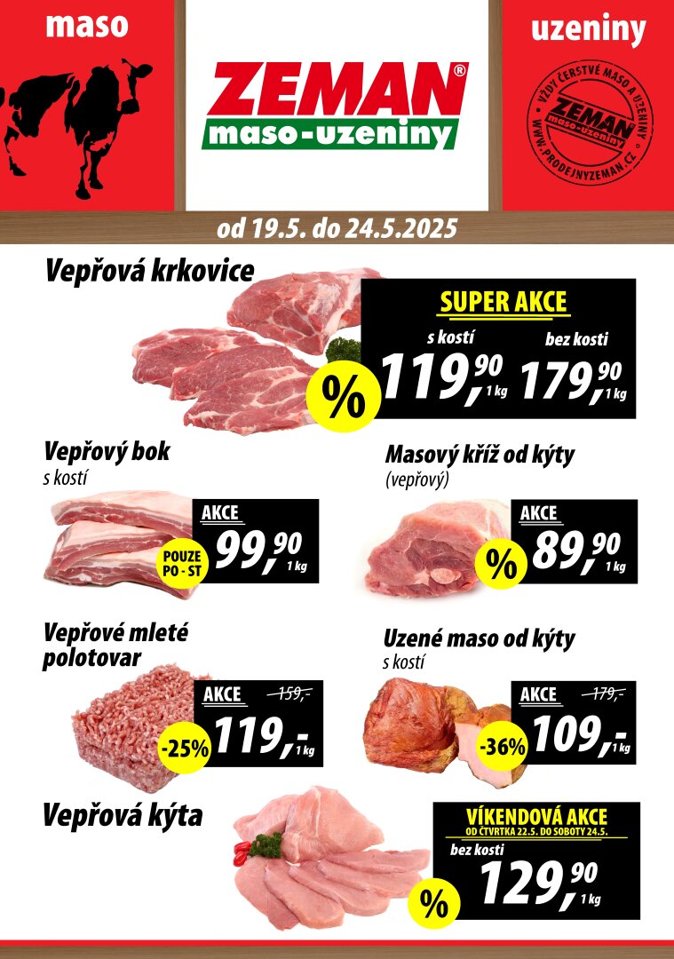 prodejny-zeman - Leták Prodejny Zeman od 19.05. do 24.05.