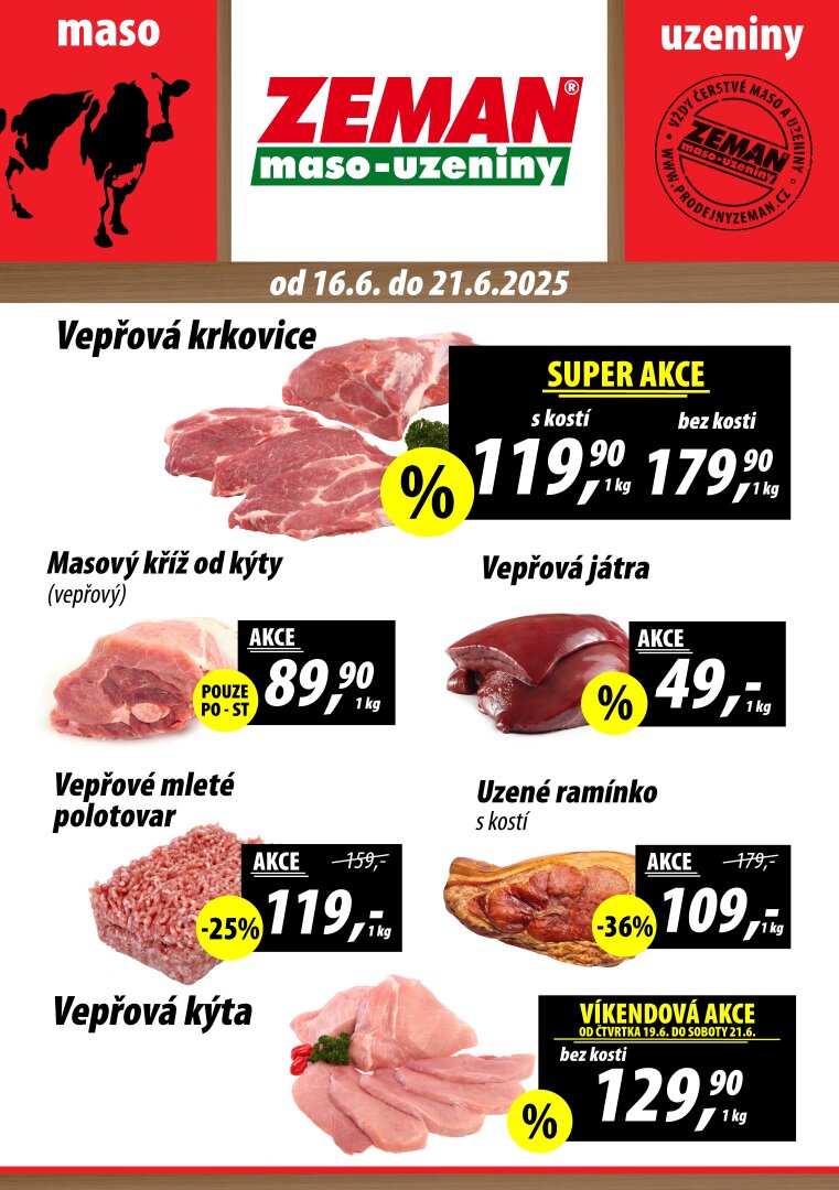prodejny-zeman - Leták Prodejny Zeman od 16.06. do 21.06.