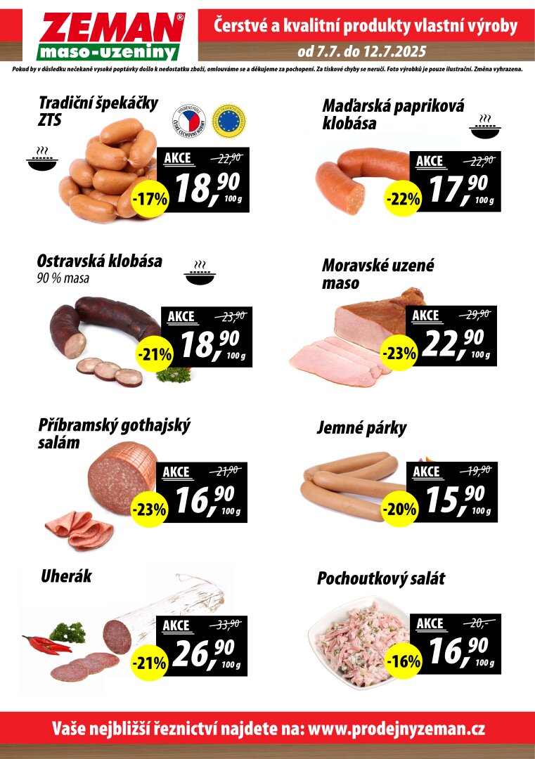 prodejny-zeman - Leták Prodejny Zeman od 07.07. do 12.07. - page: 2