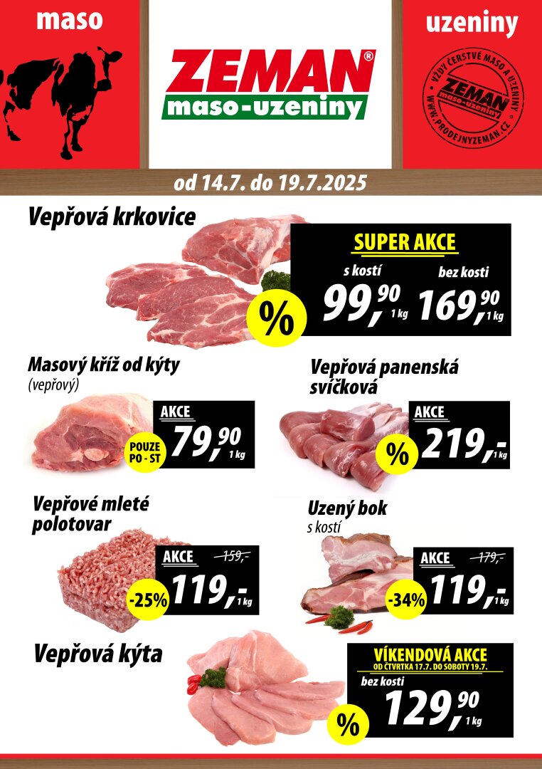 prodejny-zeman - Leták Prodejny Zeman od 14.07. do 19.07.