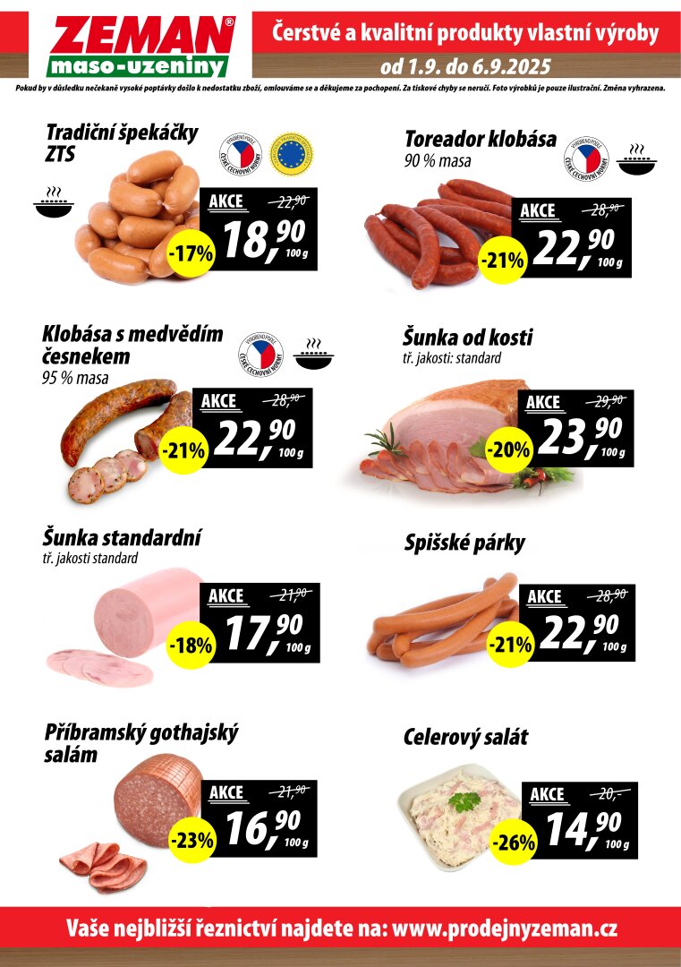 prodejny-zeman - Leták Prodejny Zeman od 01.09. do 06.09. - page: 2