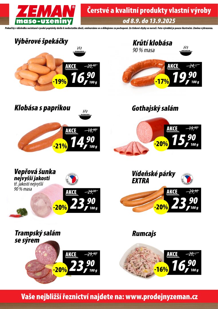 prodejny-zeman - Leták Prodejny Zeman od 08.09. do 13.09. - page: 2