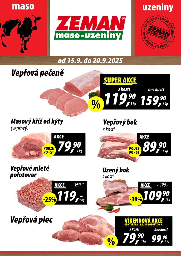 prodejny-zeman - Leták Prodejny Zeman od 15.09. do 20.09.