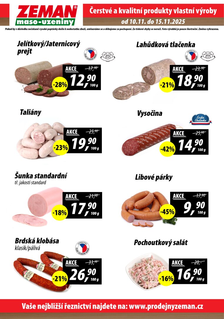 prodejny-zeman - Aktuální leták Prodejny Zeman od 10.11. do 15.11. - page: 2