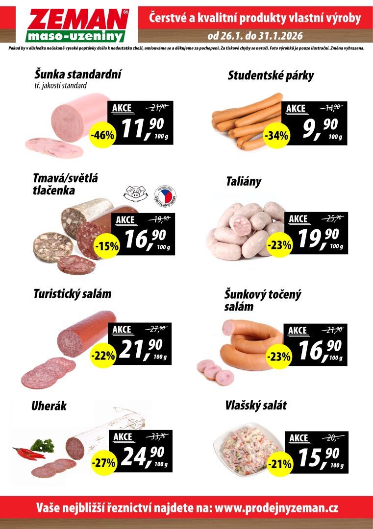 prodejny-zeman - Prodejny Zeman leták platný od 26.01. do 31.01. - page: 2