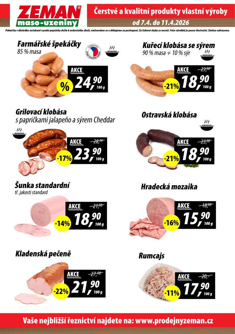 prodejny-zeman - Prodejny Zeman leták platný od úterý 07.04.2026 do soboty 11.04.2026 - page: 2