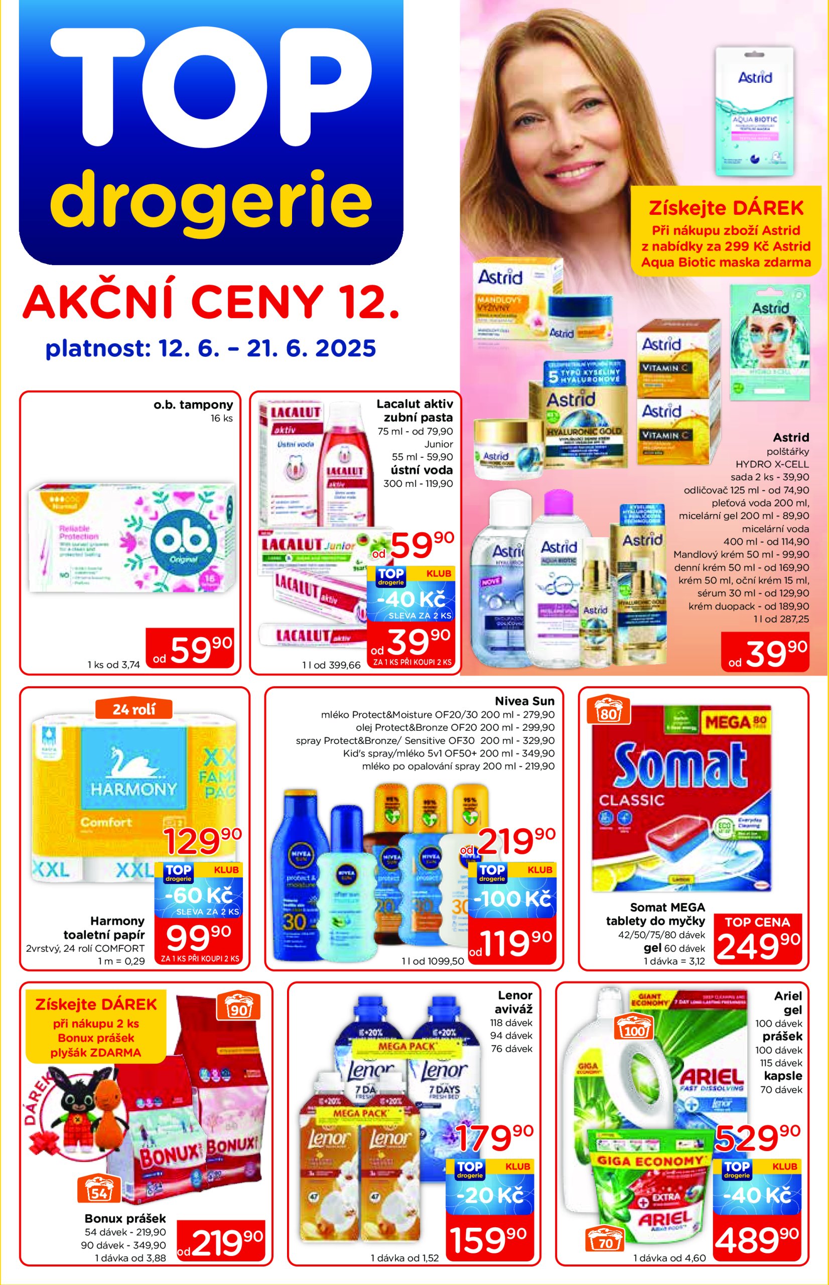 top-drogerie - Leták Top drogerie od 12.06. do 21.06. - page: 1