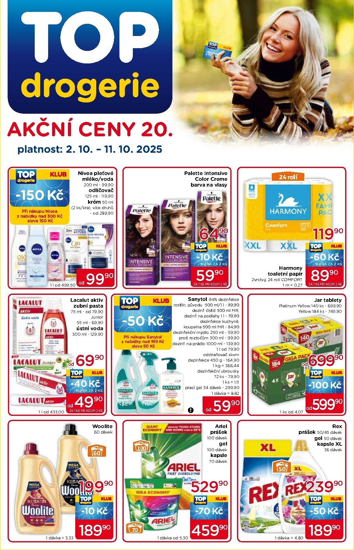 top-drogerie - Leták Top drogerie od 02.10. do 11.10.