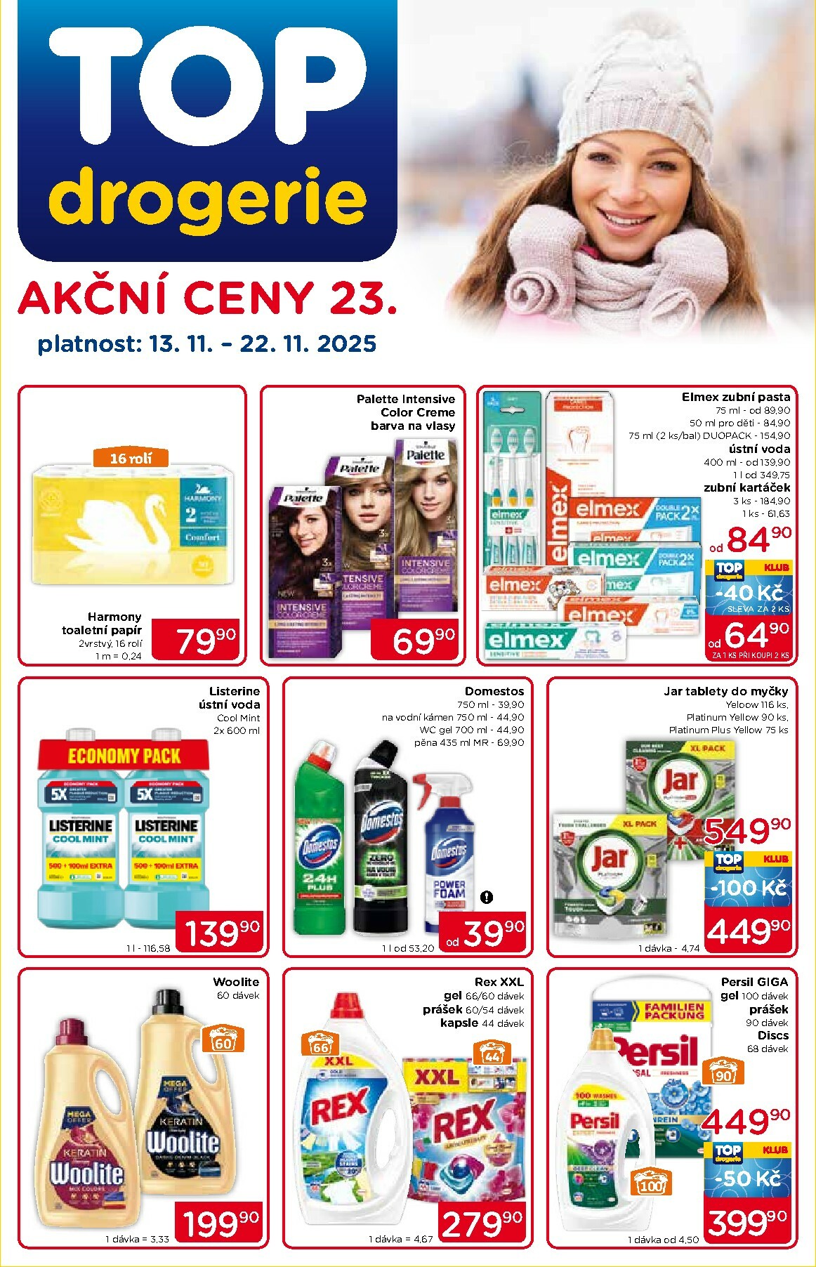 top-drogerie - Aktuální leták Top drogerie od 13.11. do 22.11. - page: 1