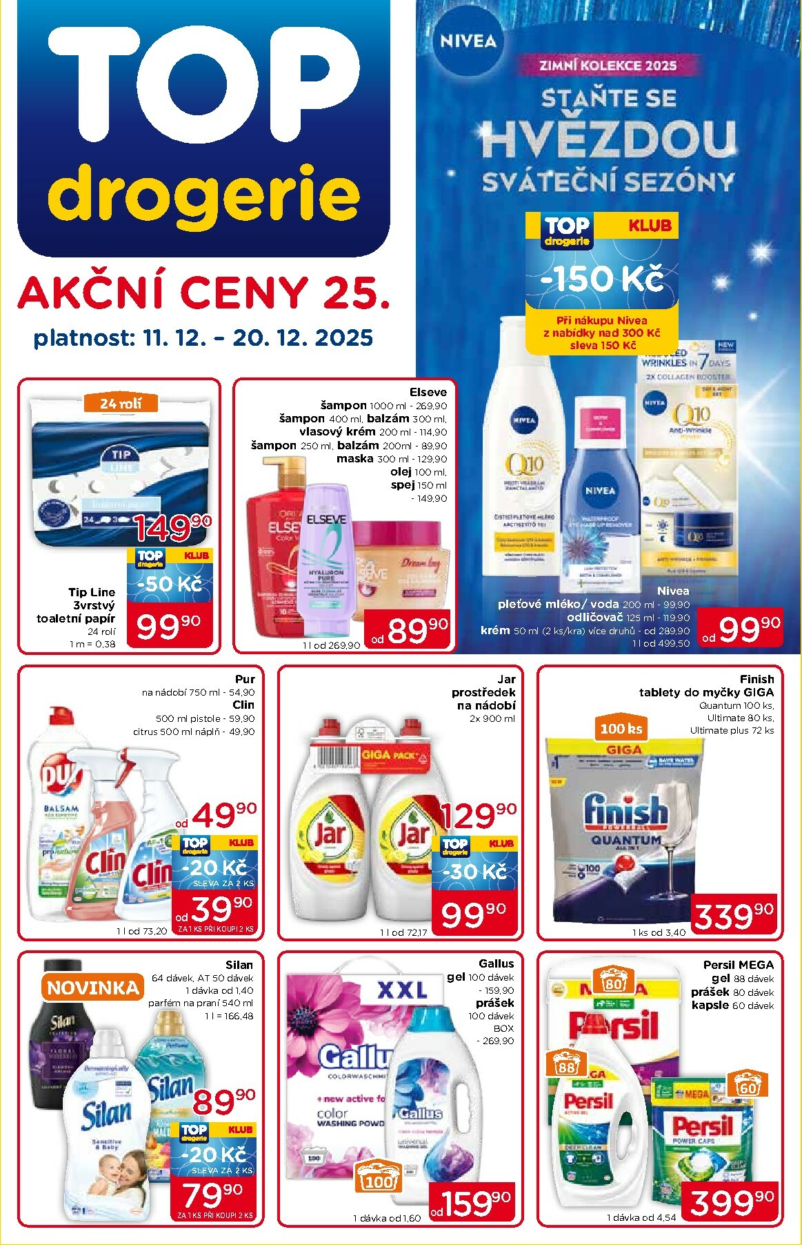 top-drogerie - Aktuální leták Top drogerie od 11.12. do 20.12.