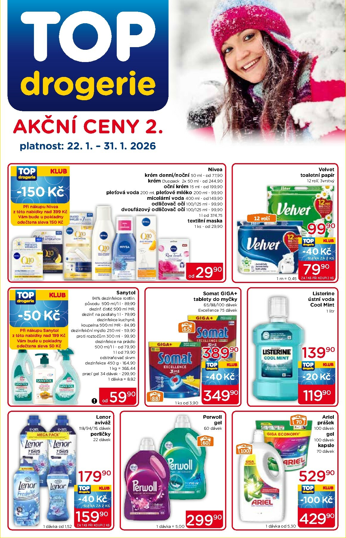 top-drogerie - Aktuální leták Top drogerie od 22.01. do 31.01. - page: 1