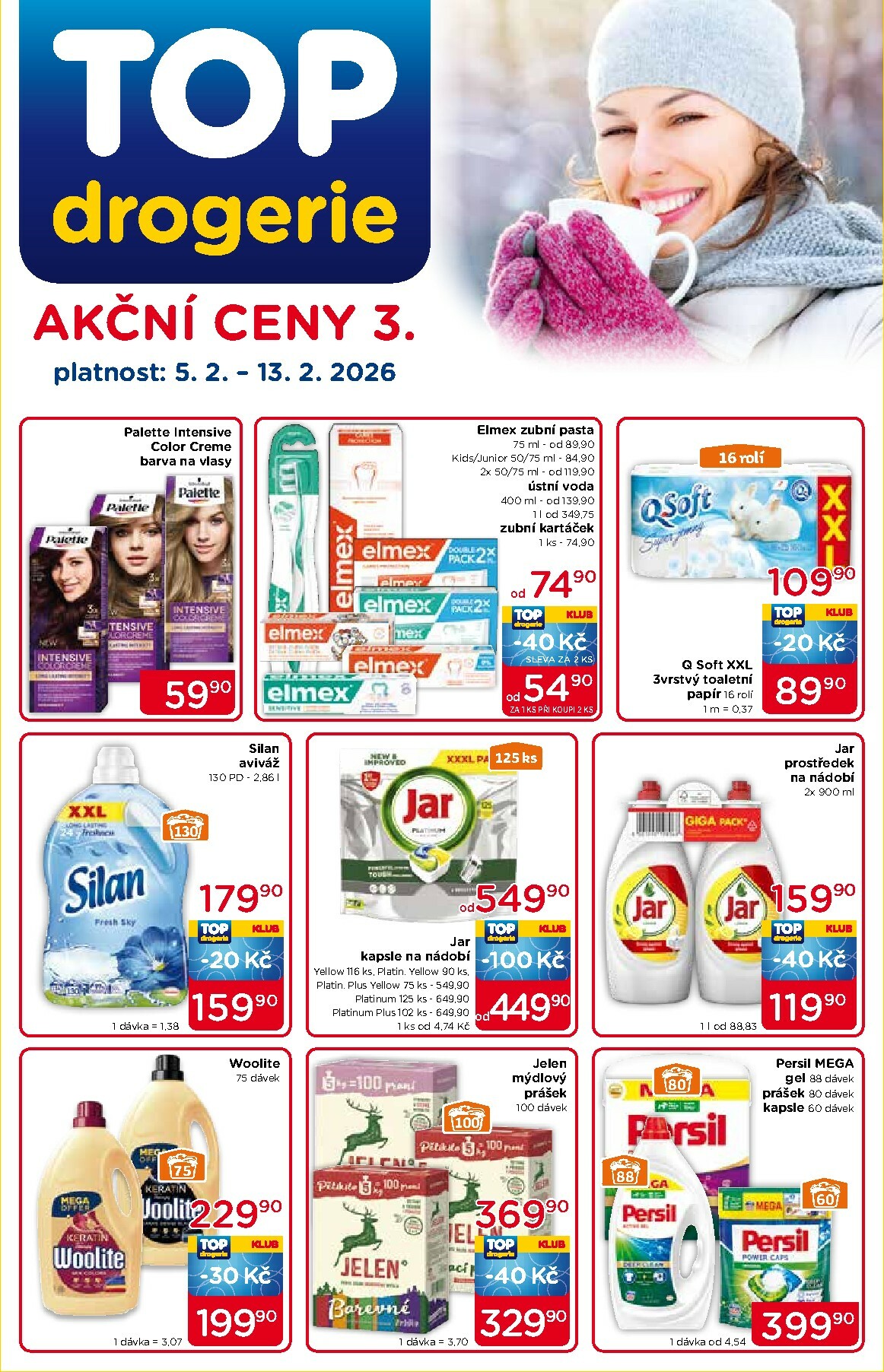 top-drogerie - Top drogerie leták platný od čtvrtka 05.02.2026 do pátku 13.02.2026 - page: 1