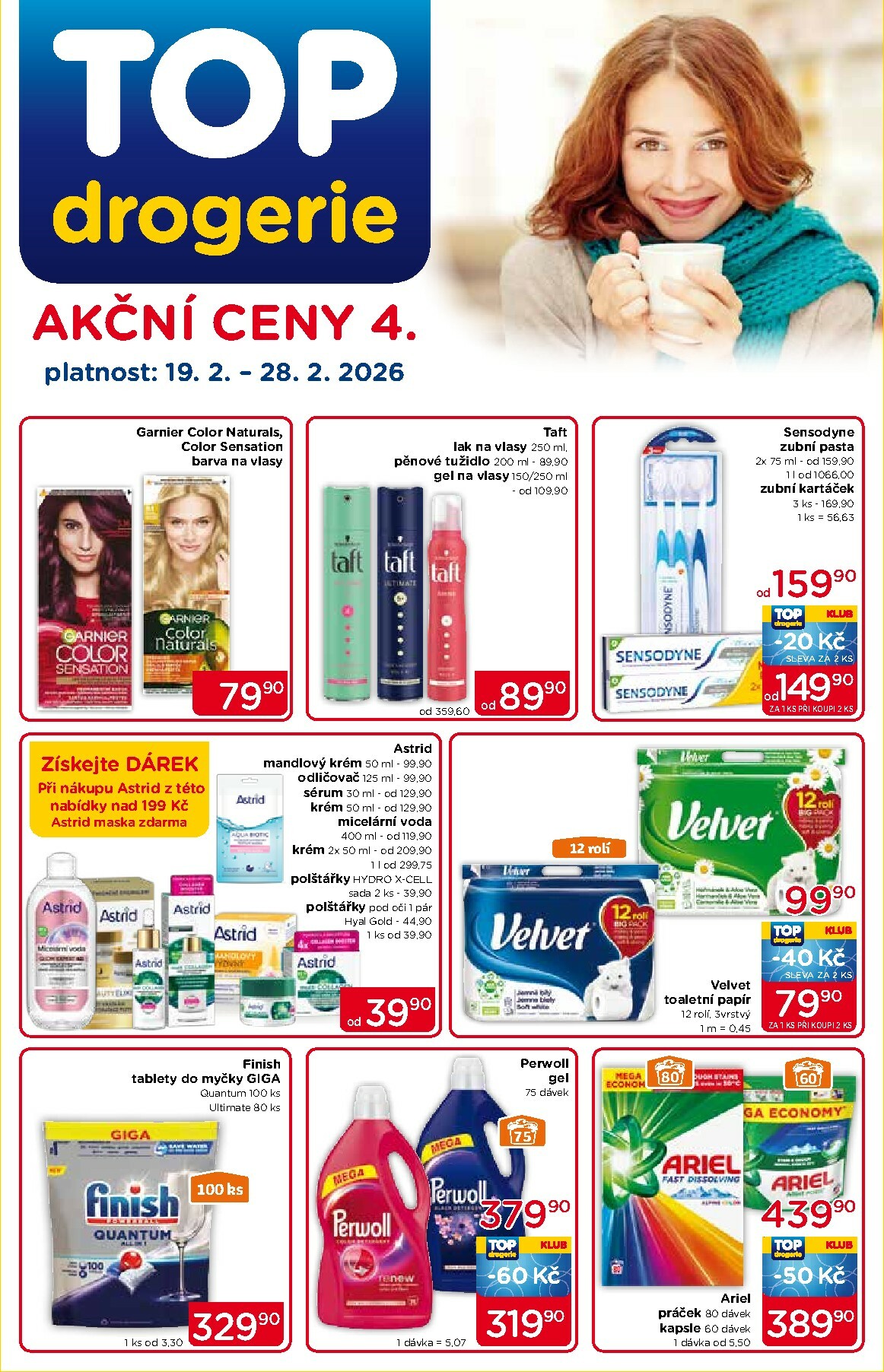 top-drogerie - Top drogerie leták platný od čtvrtka 19.02.2026 do soboty 28.02.2026