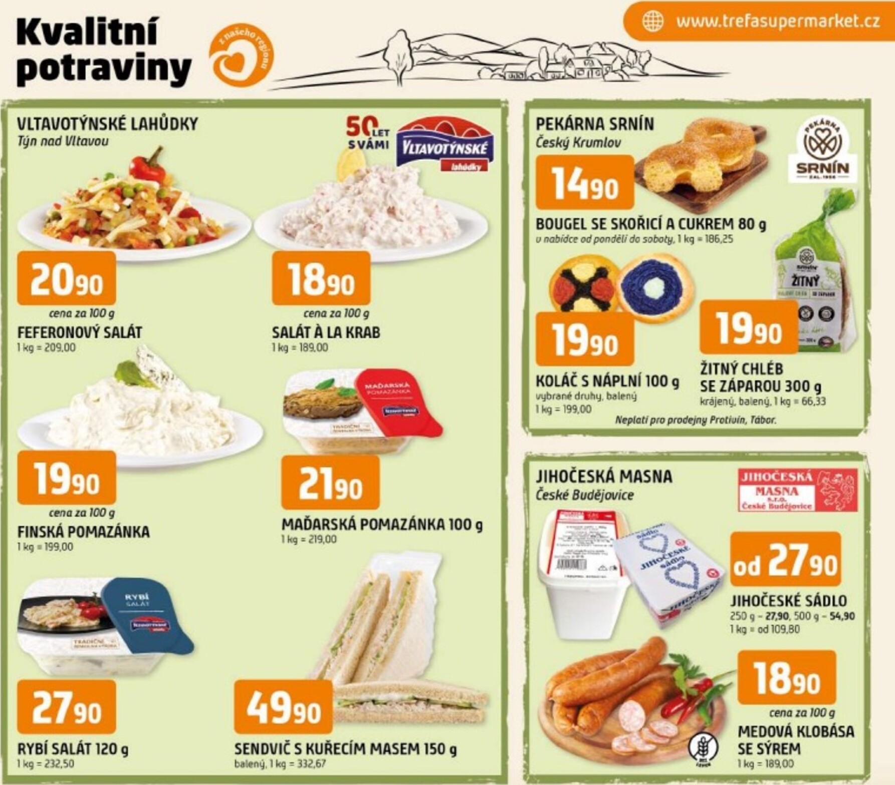 trefa - Budoucí Trefa - Kvalitní potraviny z našeho regionu leták platný od středy 27.05.2026 do úterý 02.06.2026 - page: 1