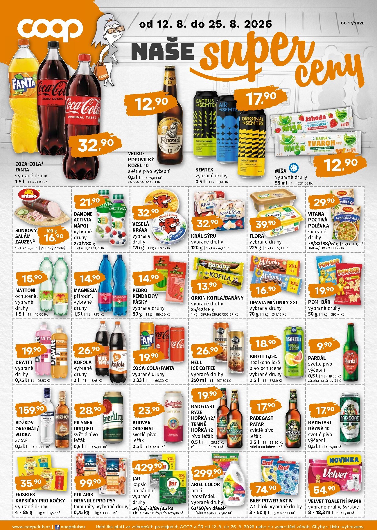 trefa - Budoucí Trefa - Naše super ceny leták platný od středy 12.08.2026 do úterý 25.08.2026