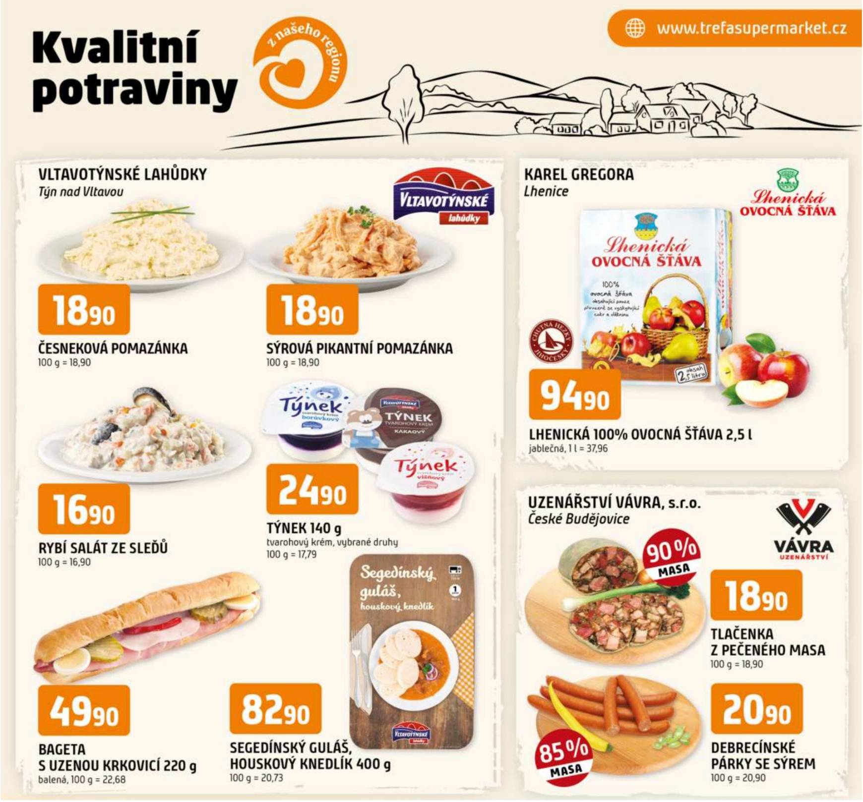 trefa - Leták Trefa - Kvalitní potraviny z našeho regionu od 27.11. do 03.12.