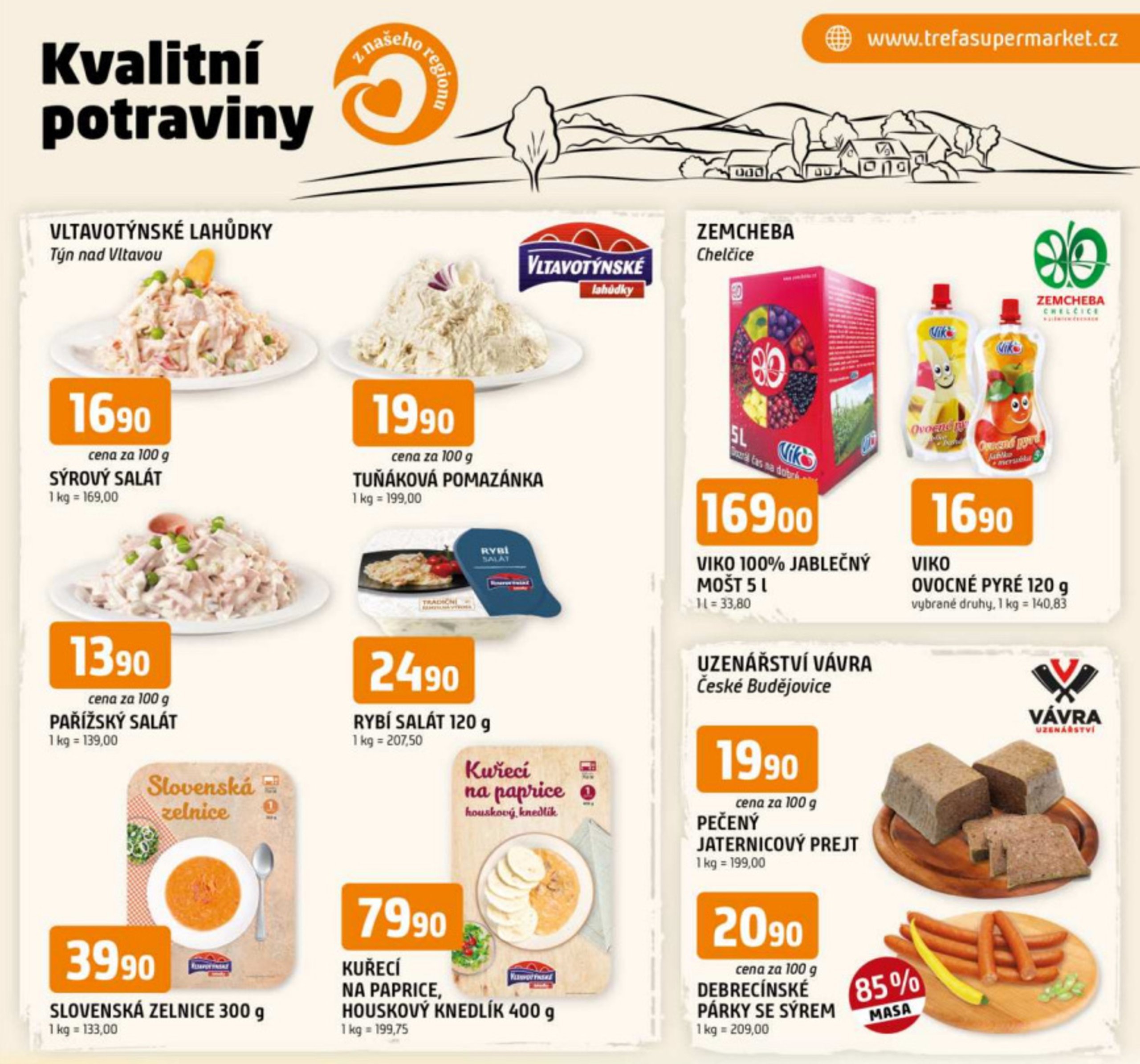 trefa - Leták Trefa - Kvalitní potraviny z našeho regionu od 05.02. do 11.02.