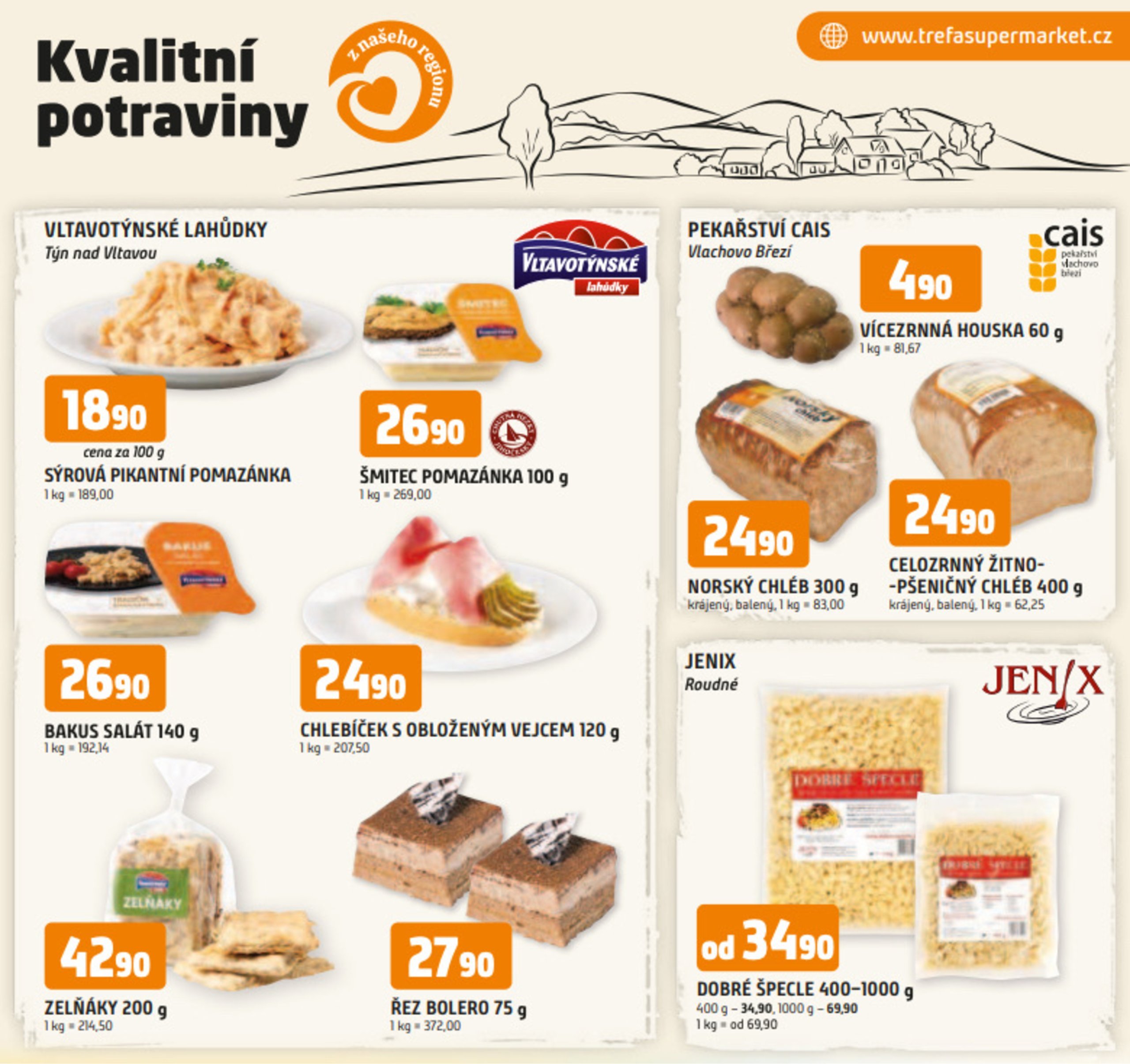 trefa - Leták Trefa - Kvalitní potraviny z našeho regionu od 12.02. do 18.02.