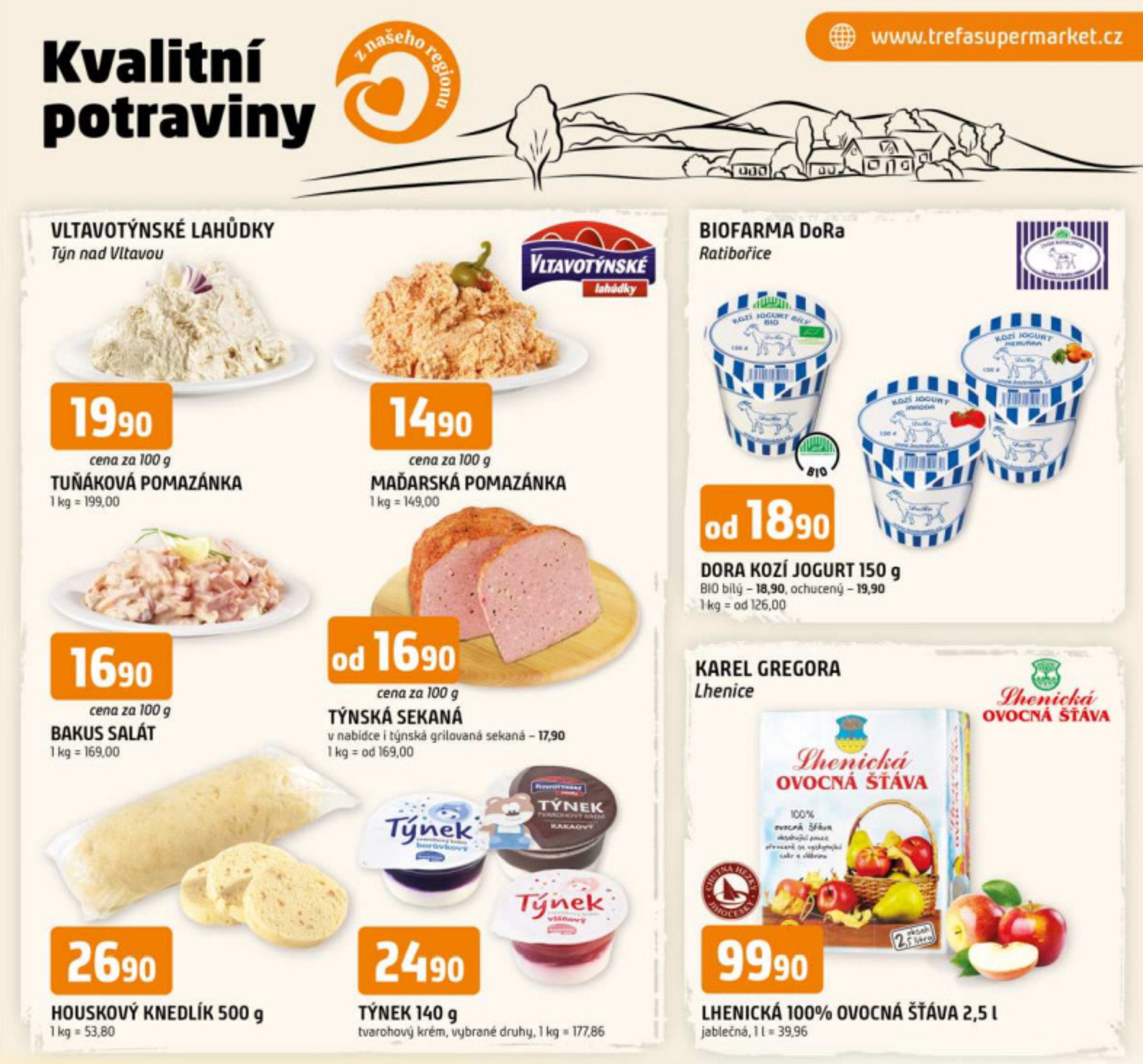 trefa - Leták Trefa - Kvalitní potraviny z našeho regionu od 26.02. do 04.03.