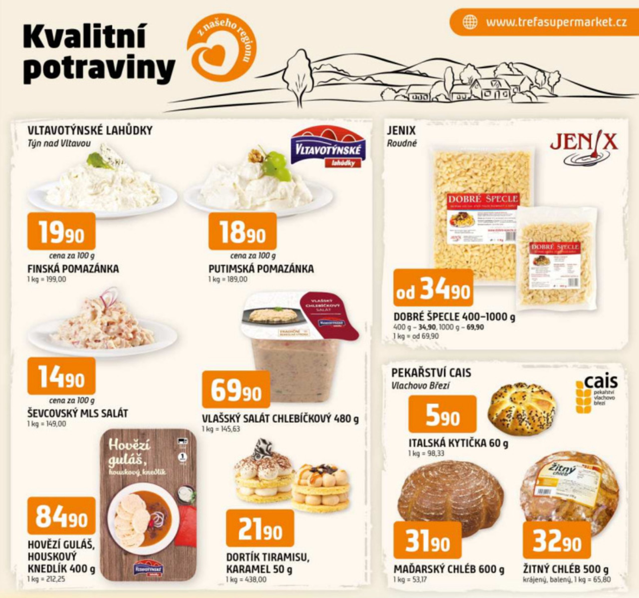 trefa - Leták Trefa - Kvalitní potraviny z našeho regionu od 07.05. do 13.05.