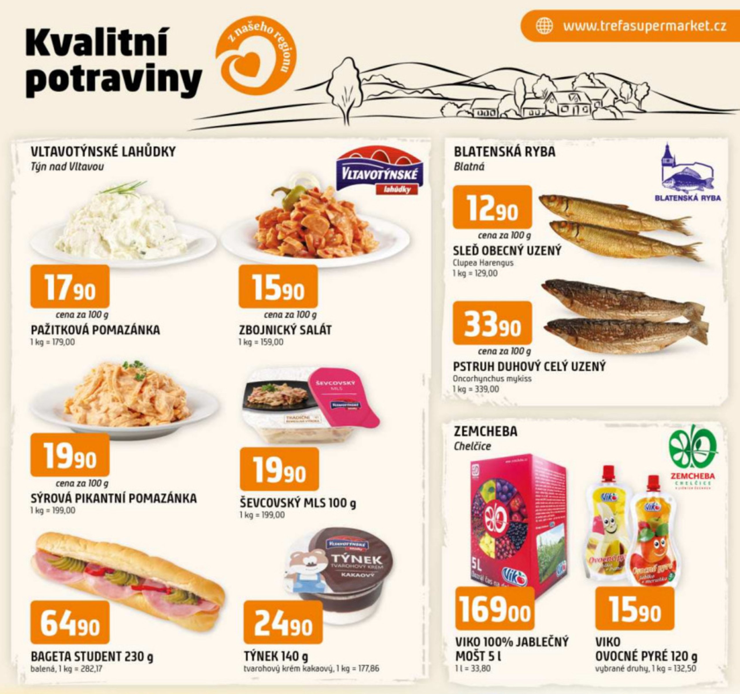trefa - Leták Trefa - Kvalitní potraviny z našeho regionu od 30.04. do 06.05.