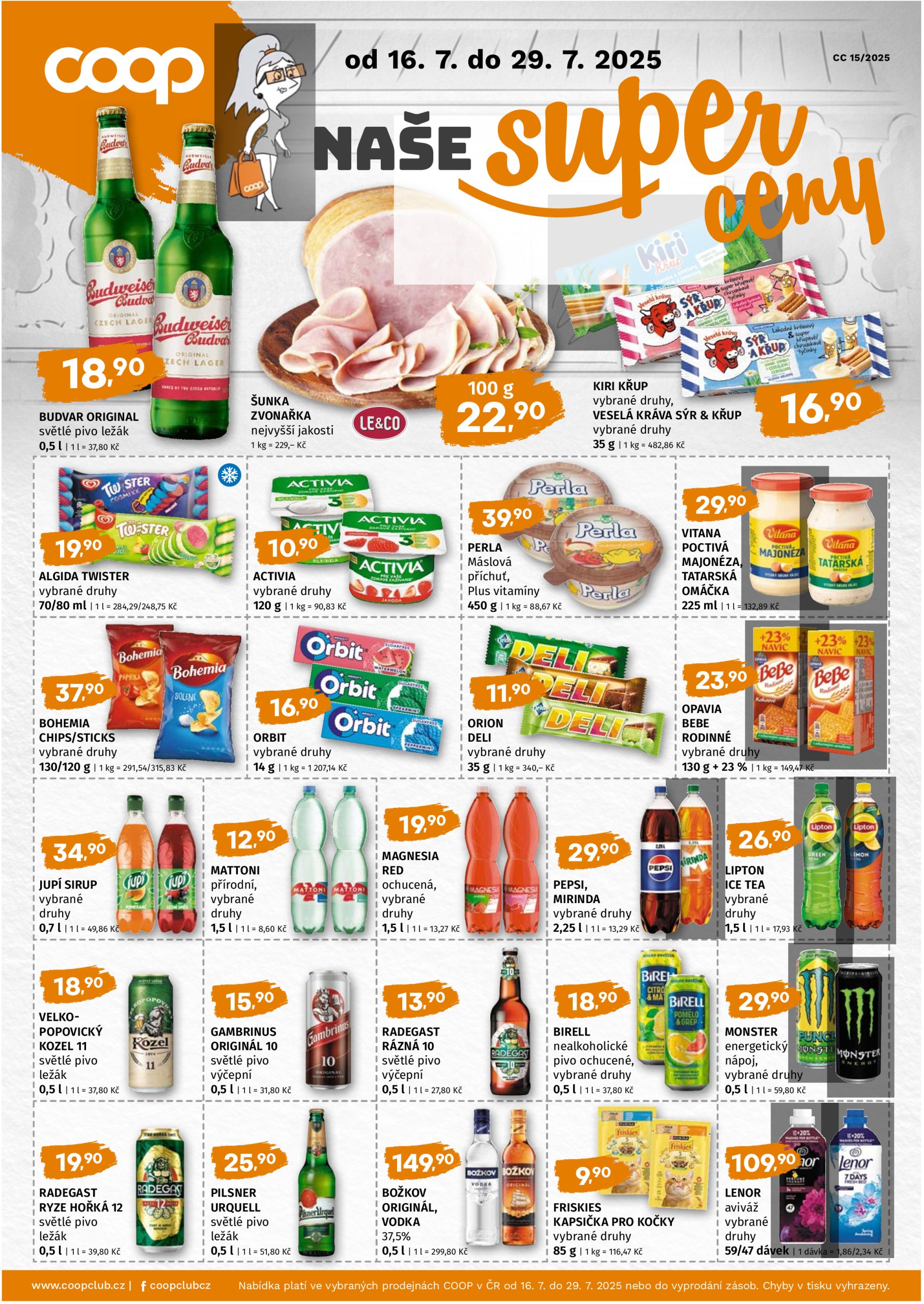 trefa - Leták Trefa - Naše super ceny od 16.07. do 29.07.