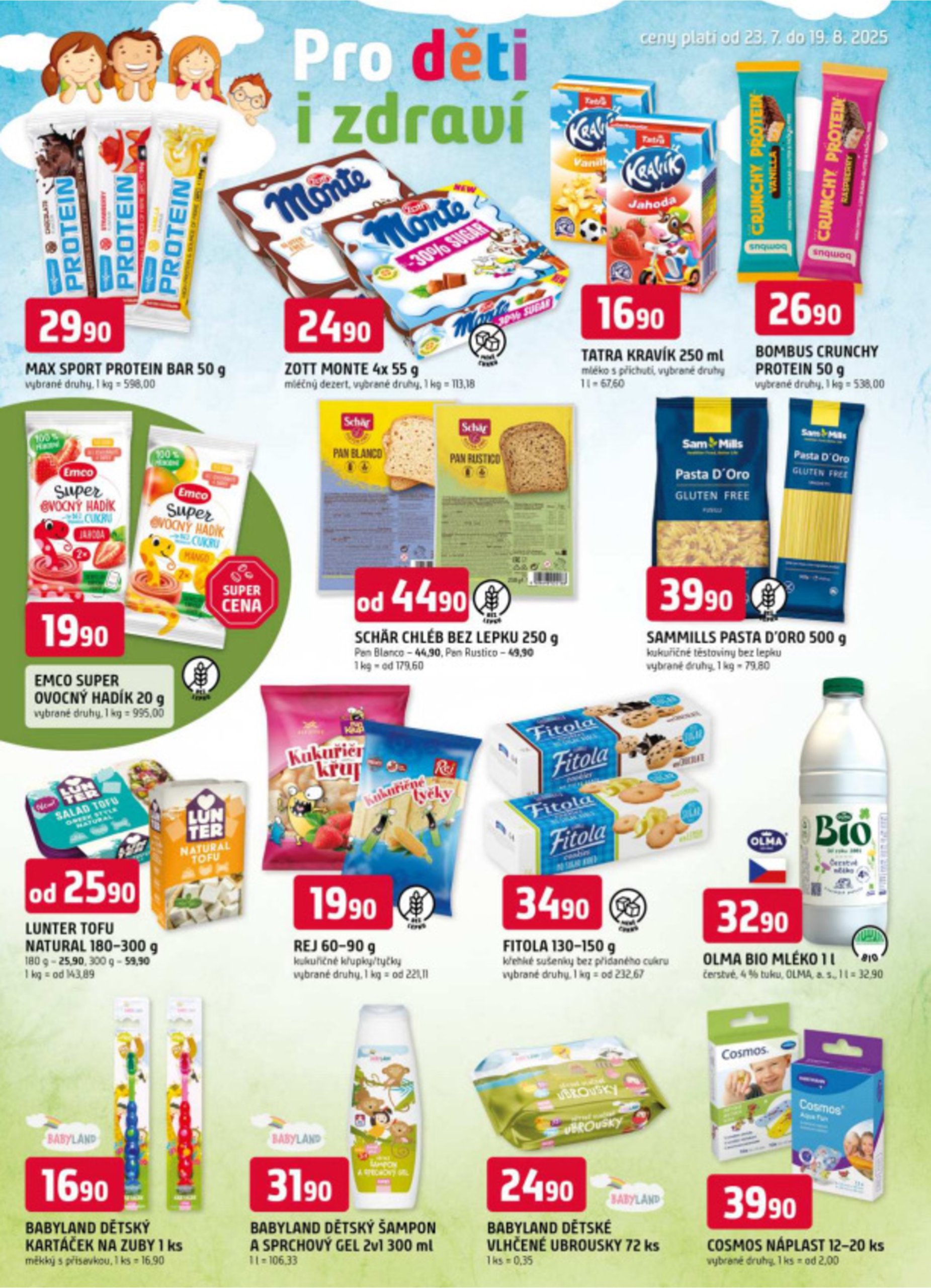 trefa - Leták Trefa - Pro děti i zdraví od 23.07. do 19.08.