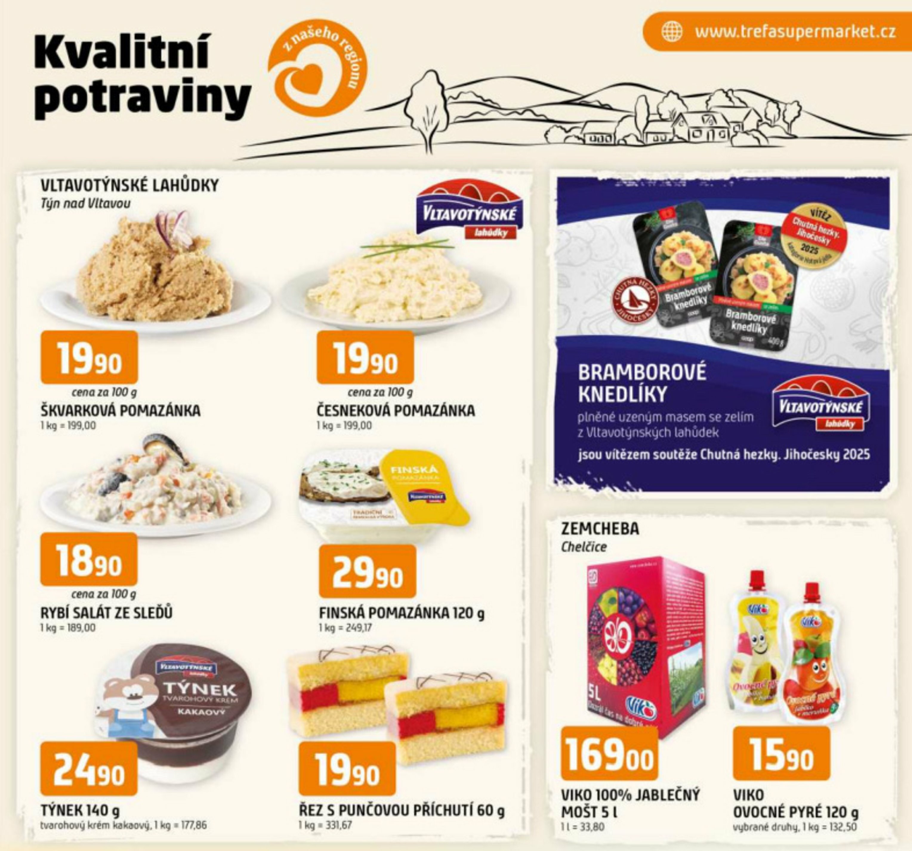 trefa - Leták Trefa - Kvalitní potraviny z našeho regionu od 03.09. do 09.09.