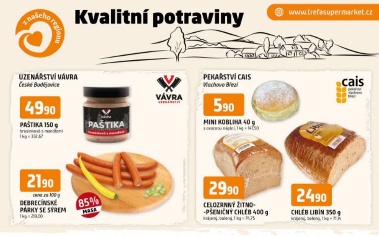 trefa - Leták Trefa - Kvalitní potraviny z našeho regionu od 10.09. do 16.09. - page: 2