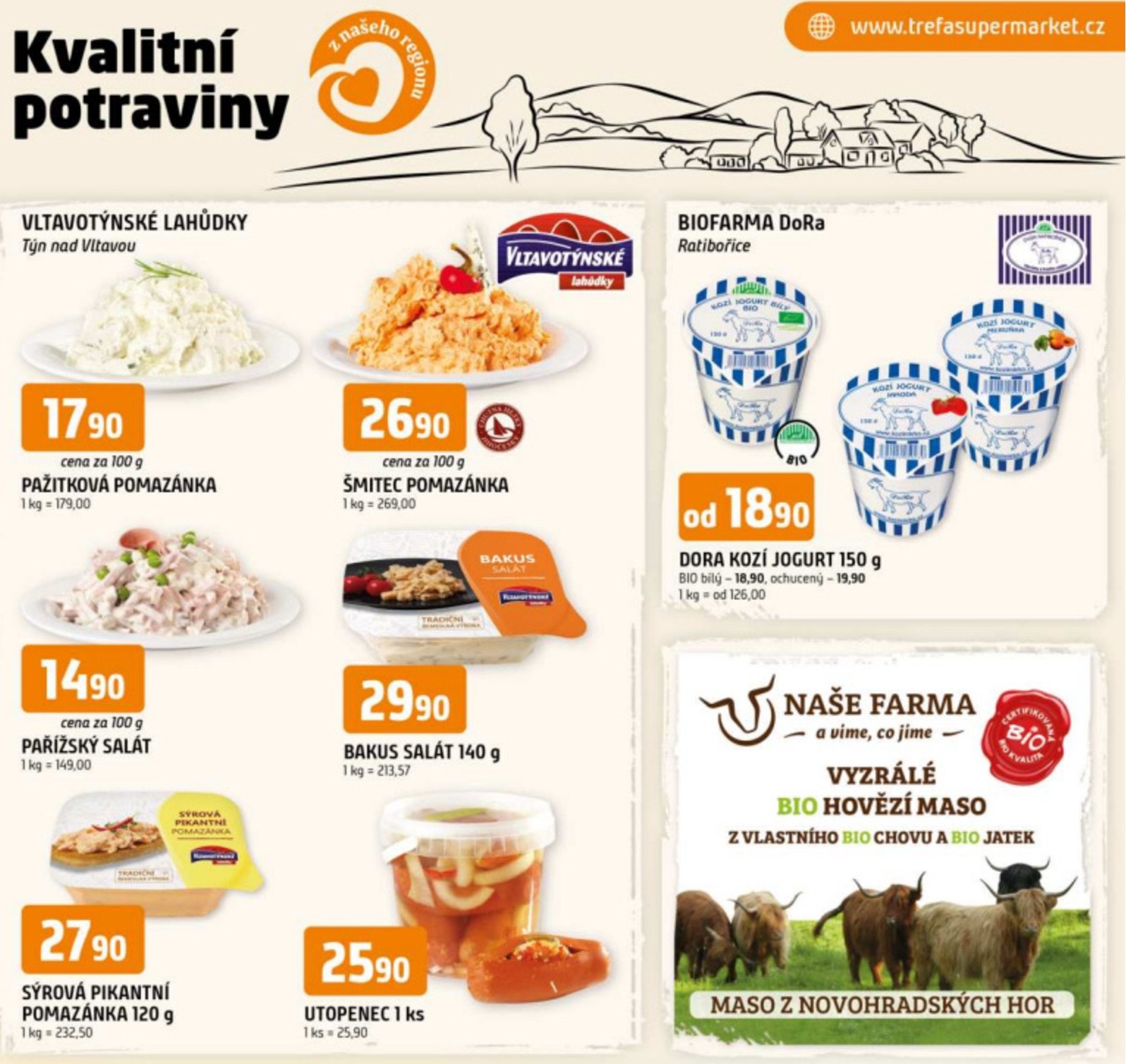 trefa - Leták Trefa - Kvalitní potraviny z našeho regionu od 17.09. do 23.09.