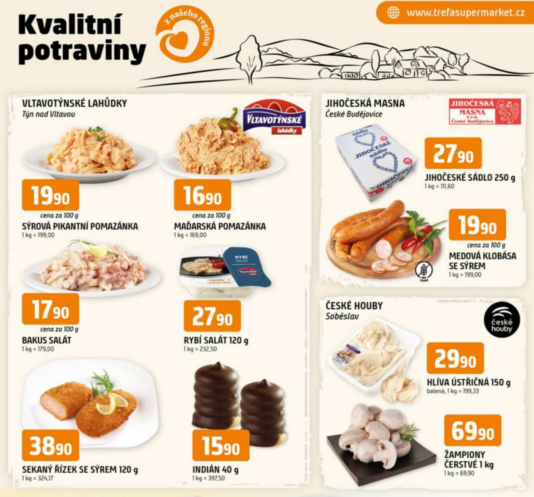 trefa - Leták Trefa - Kvalitní potraviny z našeho regionu od 01.10. do 07.10.