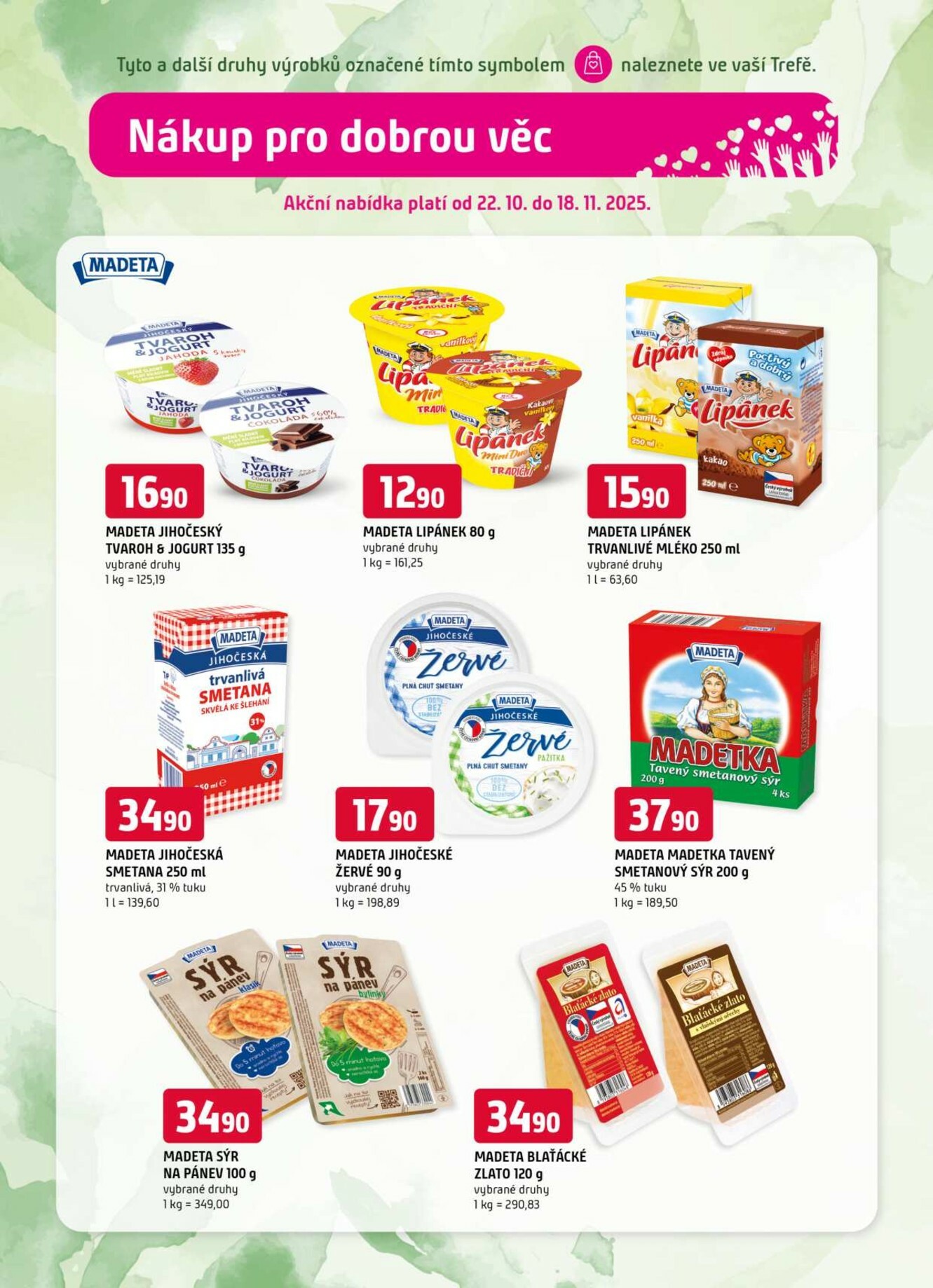 trefa - Aktuální leták Trefa - Nákup pro dobrou věc od 22.10. do 18.11. - page: 3