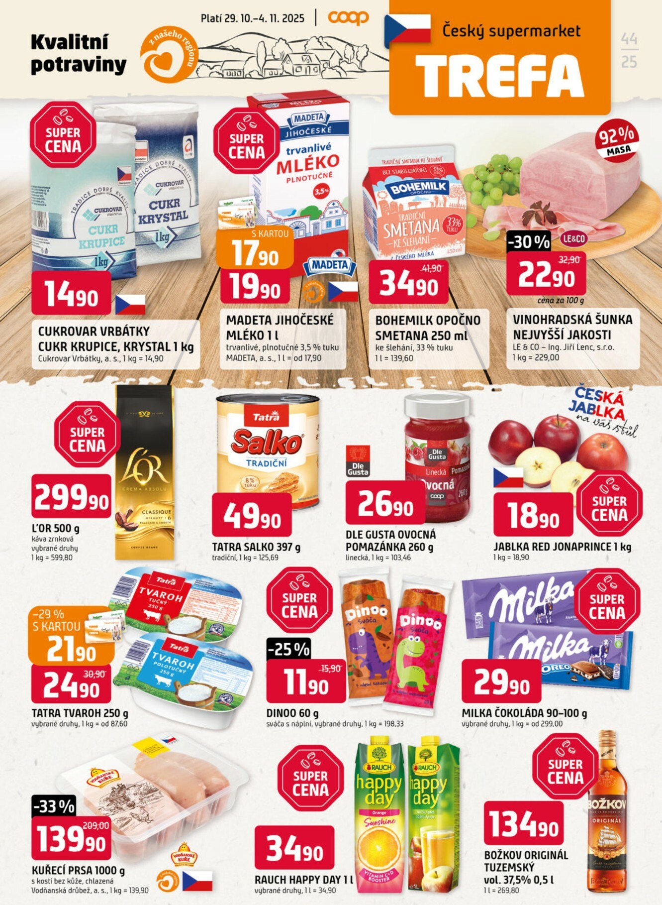 trefa - Aktuální leták Trefa od 29.10. do 04.11.