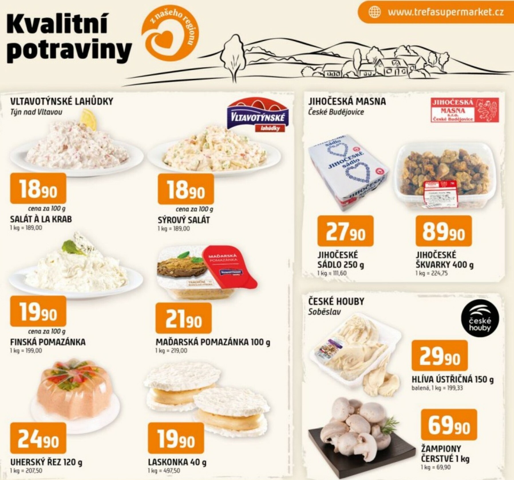 trefa - Aktuální leták Trefa - Kvalitní potraviny z našeho regionu od 12.11. do 18.11.