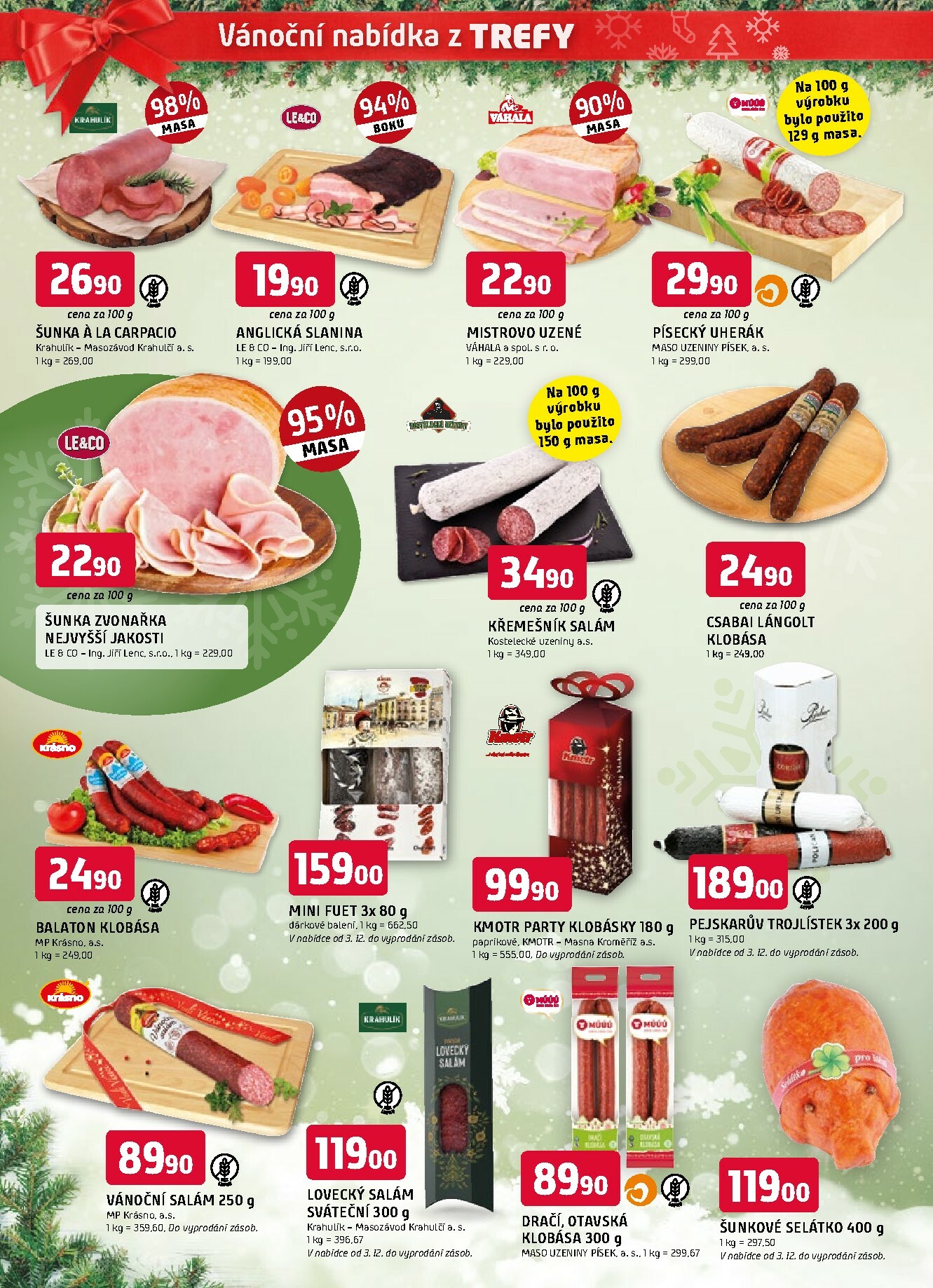 trefa - Aktuální leták Trefa - Vánoční speciál od 18.11. do 31.12. - page: 2