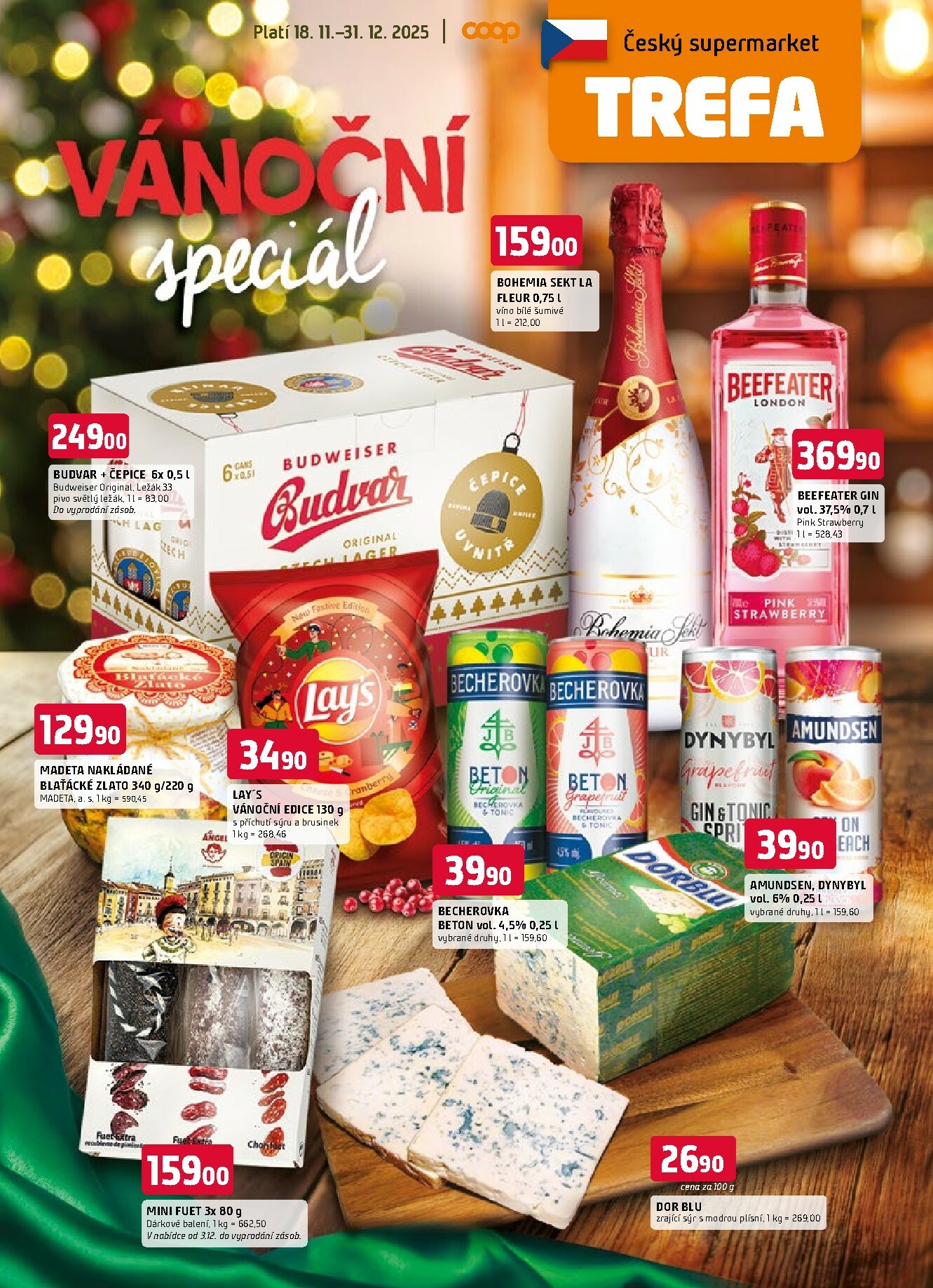 trefa - Aktuální leták Trefa - Vánoční speciál od 18.11. do 31.12. - page: 1