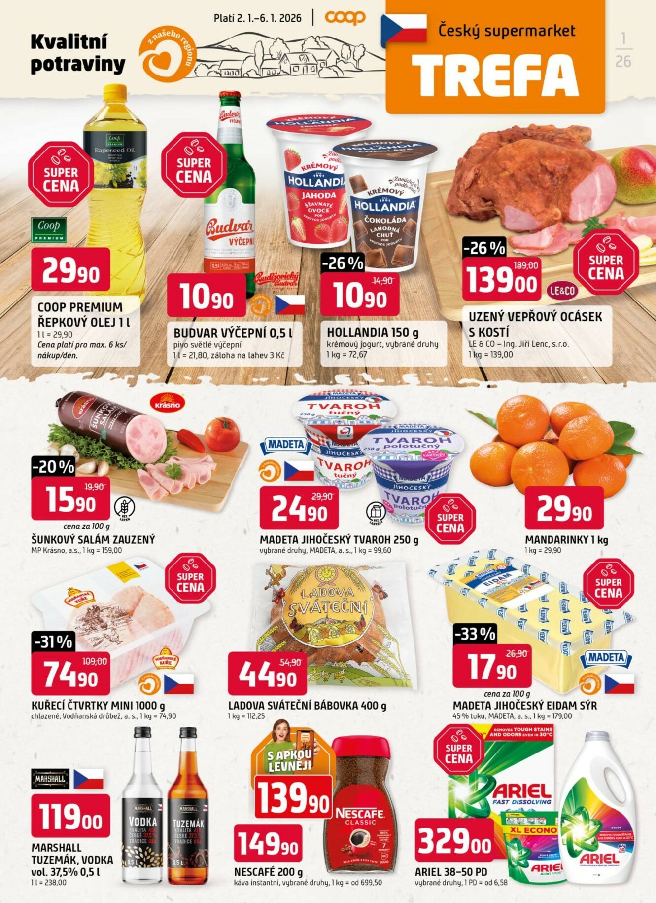 trefa - Aktuální leták Trefa od 02.01. do 06.01.